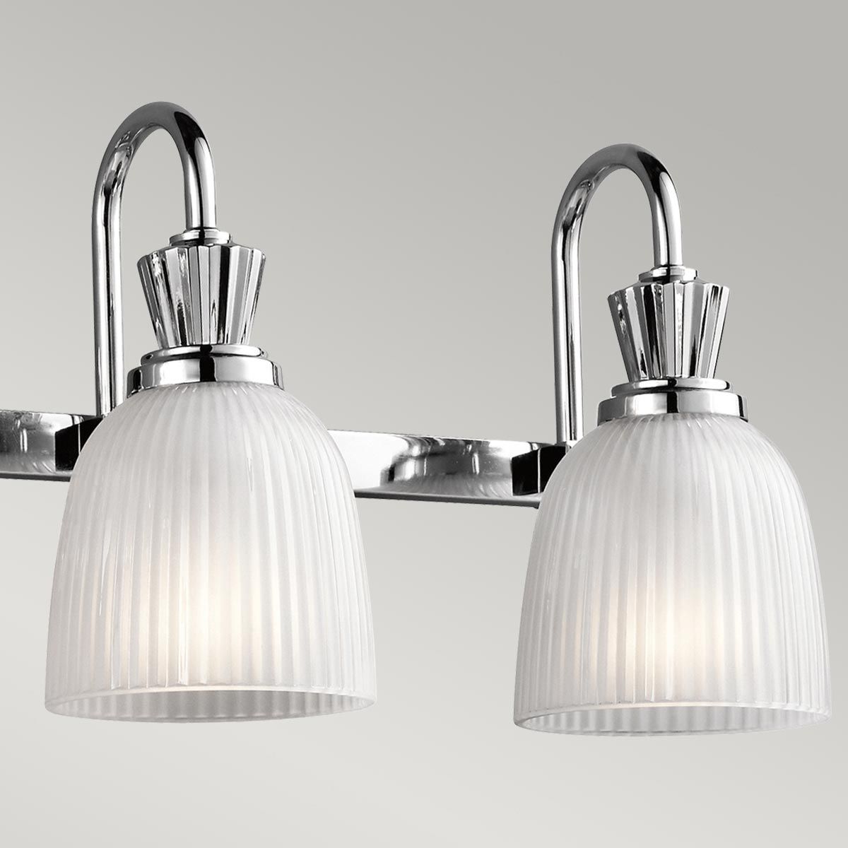 Cora 4-flammige Wandleuchte - Poliertes Chrom - Elsteadlighting - leuchtengrosshandel24