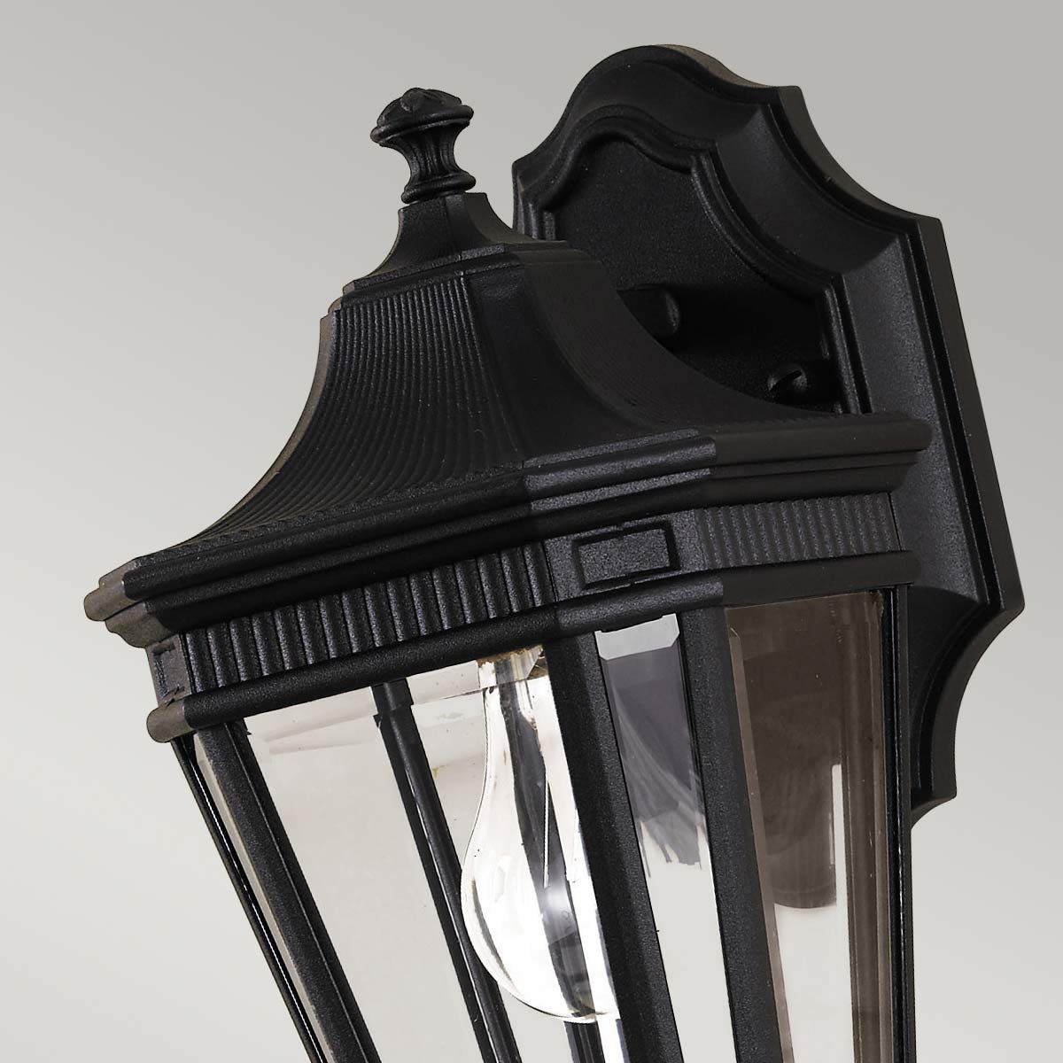 Cotswold Lane Wandlaterne, 1 Licht, klein, Schwarz - Elsteadlighting - FE - COTSLN2 - S - BK