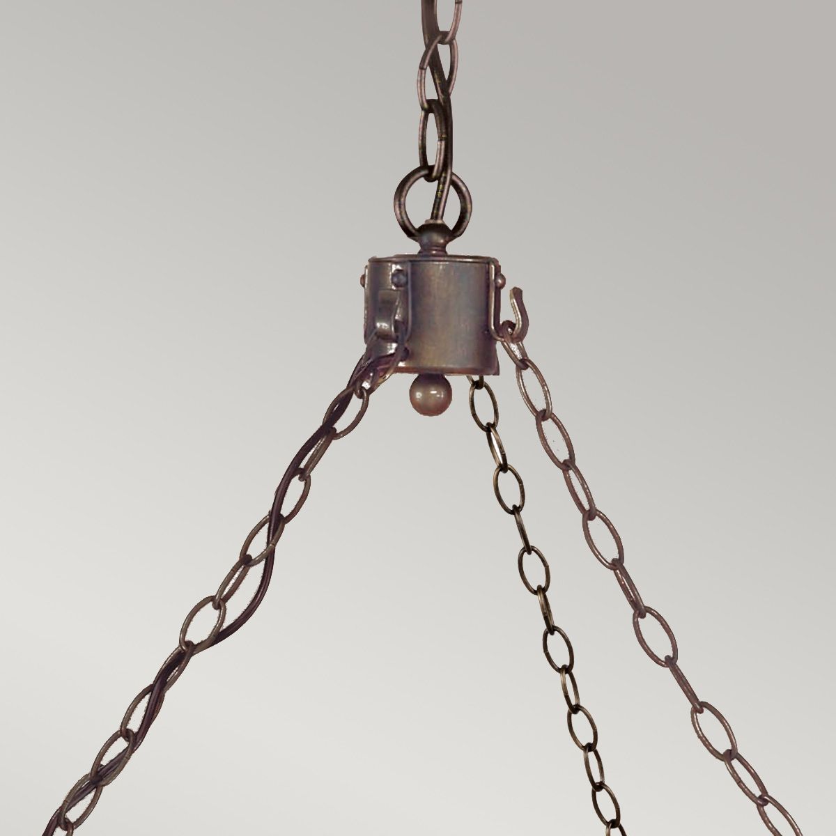 Cromwell Kronleuchter mit 12 Lichtern, alte Bronze - Elsteadlighting - leuchtengrosshandel24