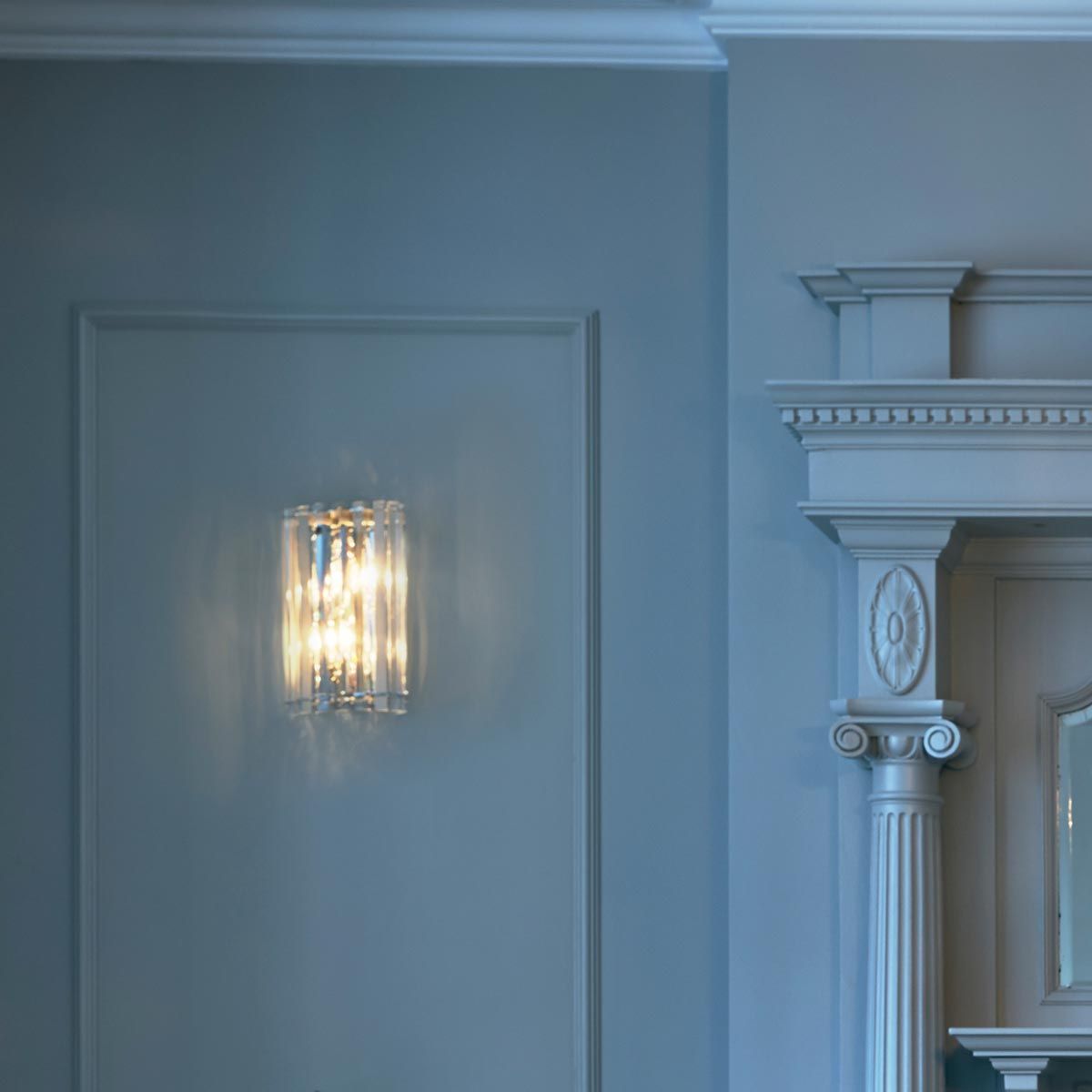 Crystal Skye 2-flammige Wandleuchte - Chrom - Elsteadlighting - leuchtengrosshandel24