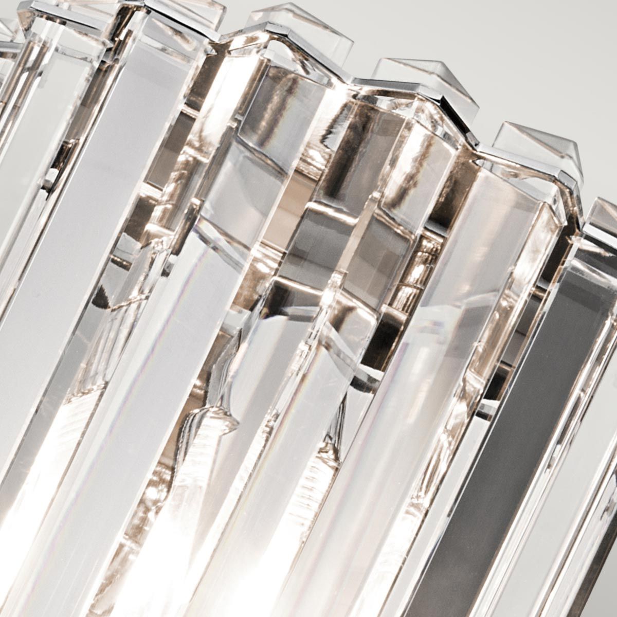 Crystal Skye 2-flammige Wandleuchte - Chrom - Elsteadlighting - leuchtengrosshandel24