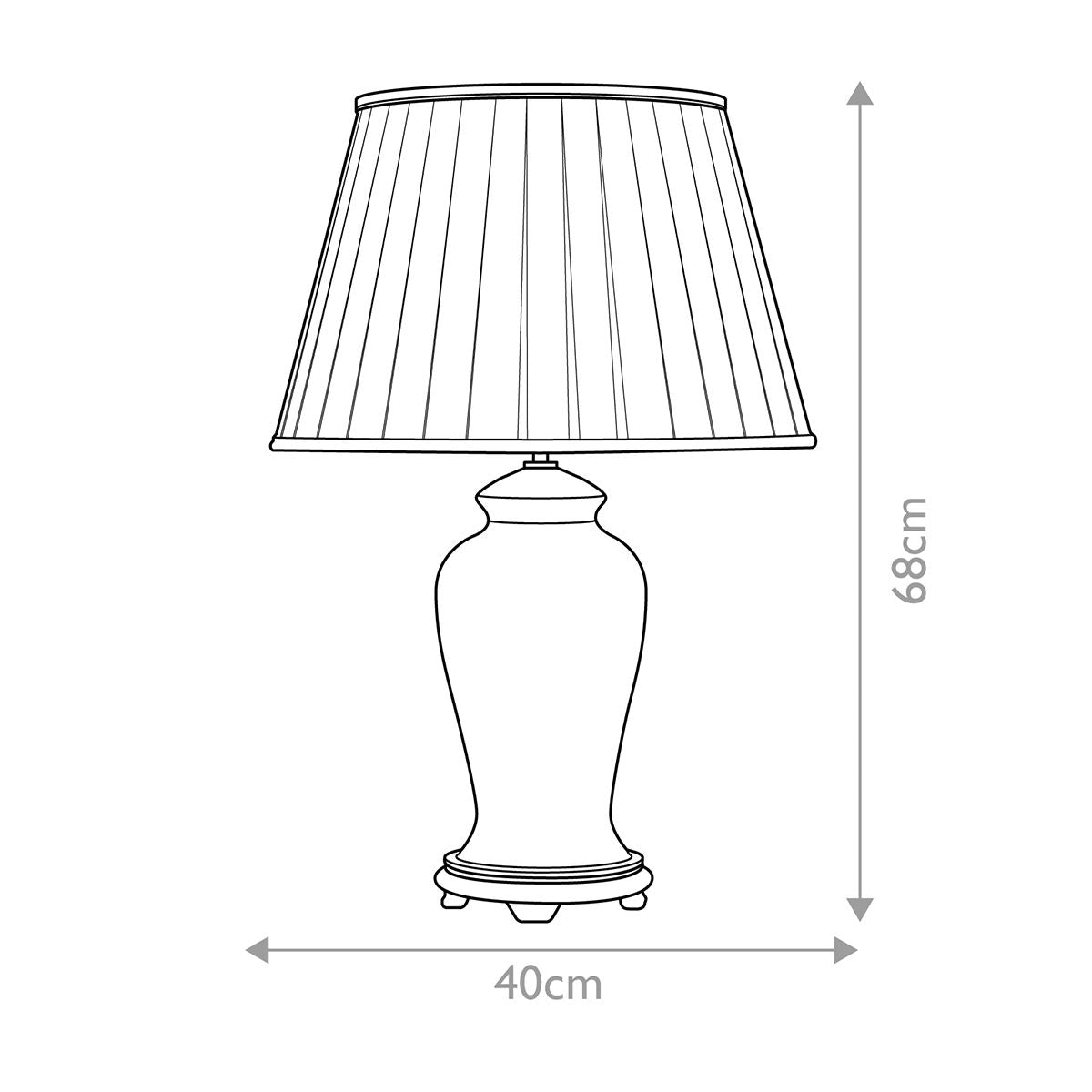 Datai 1-flammige Tischlampe - Terrakotta und Gold mit Elfenbein und schwarzem und goldenem Schirmrand - Elsteadlighting - leuchtengrosshandel24