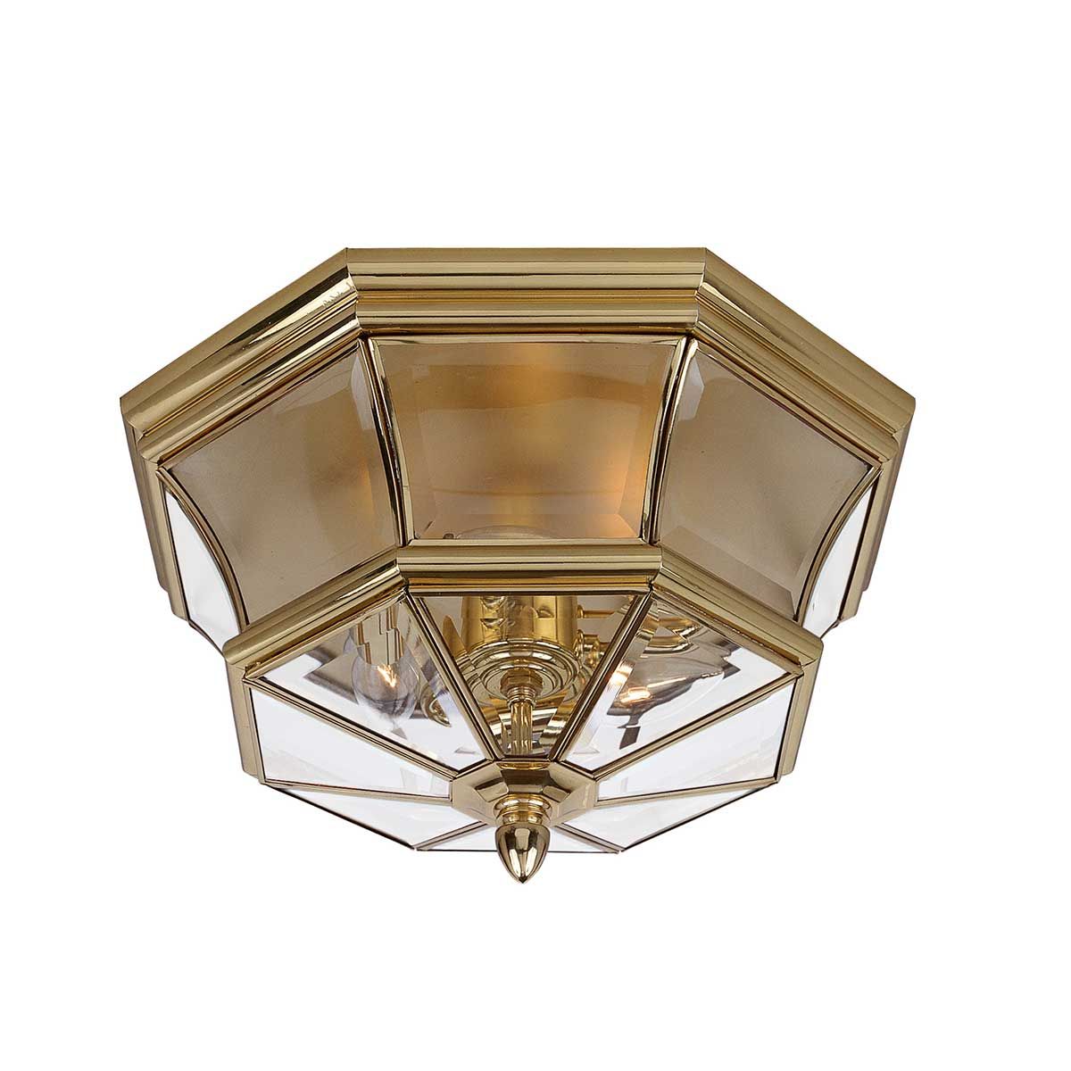 Deckenleuchte Newbury, 3 - flammig, Messing poliert, lackiert - Elsteadlighting - QZ - NEWBURY - F - PB