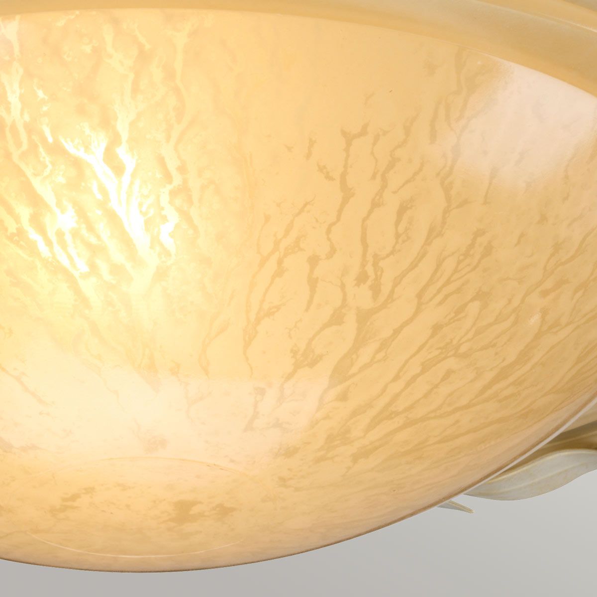 Deckenleuchte Olivia, 1 - flammig, Elfenbein/Goldpatina - Elsteadlighting - OV - F - IV - GOLD