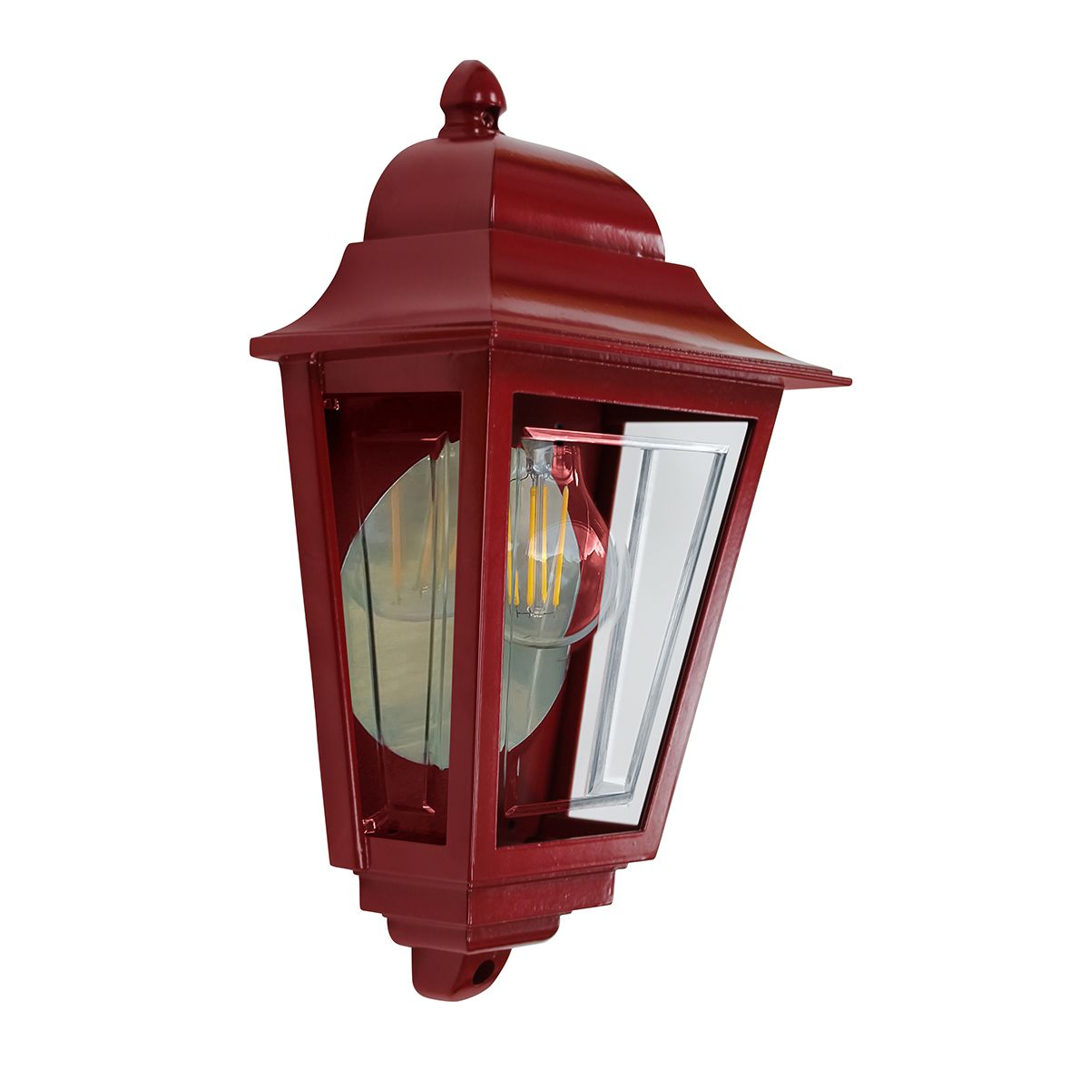 Deco Lane Halbwandlaterne, 1 l, Rot - Elsteadlighting - DECO - LANE7 - RED