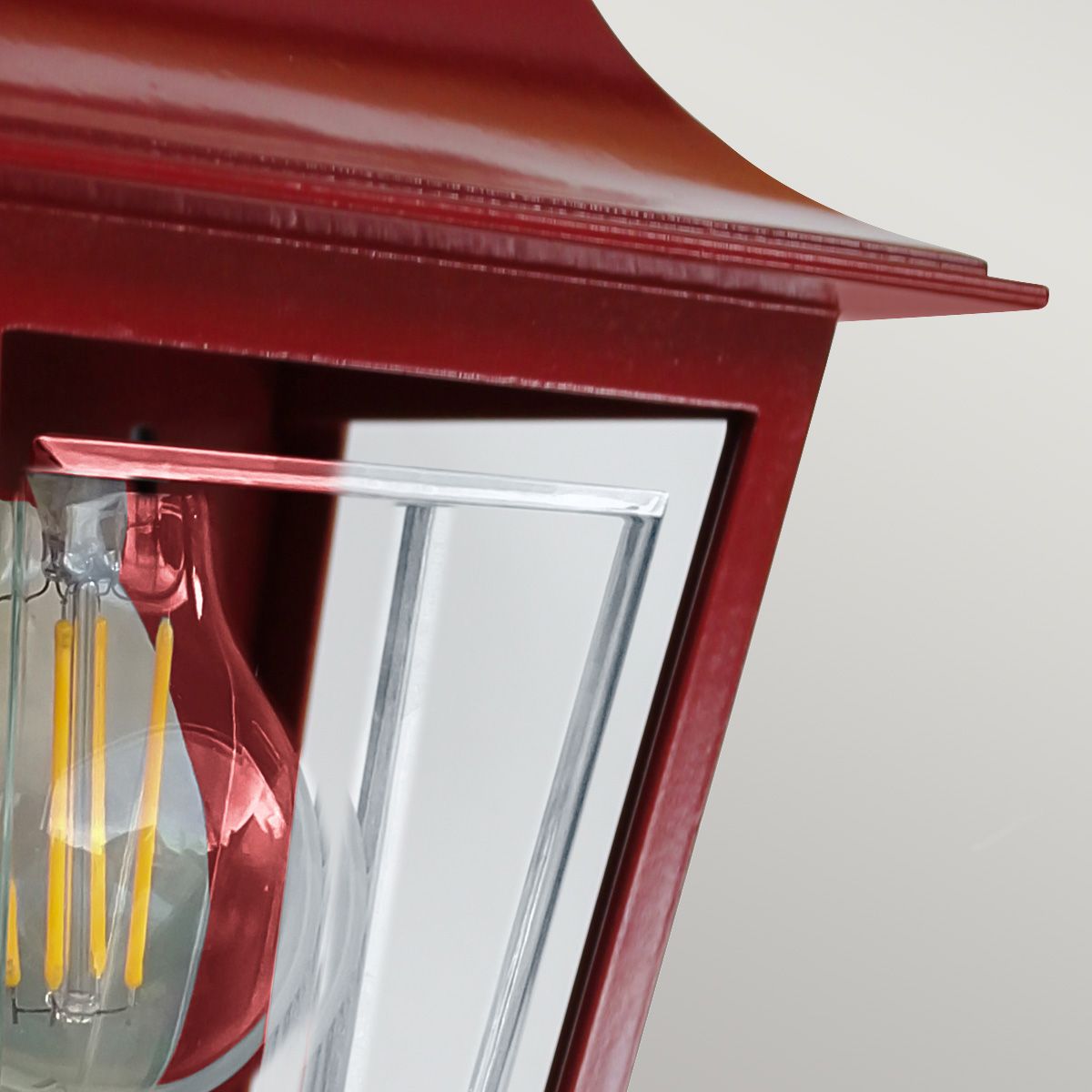 Deco Lane Halbwandlaterne, 1 l, Rot - Elsteadlighting - DECO - LANE7 - RED