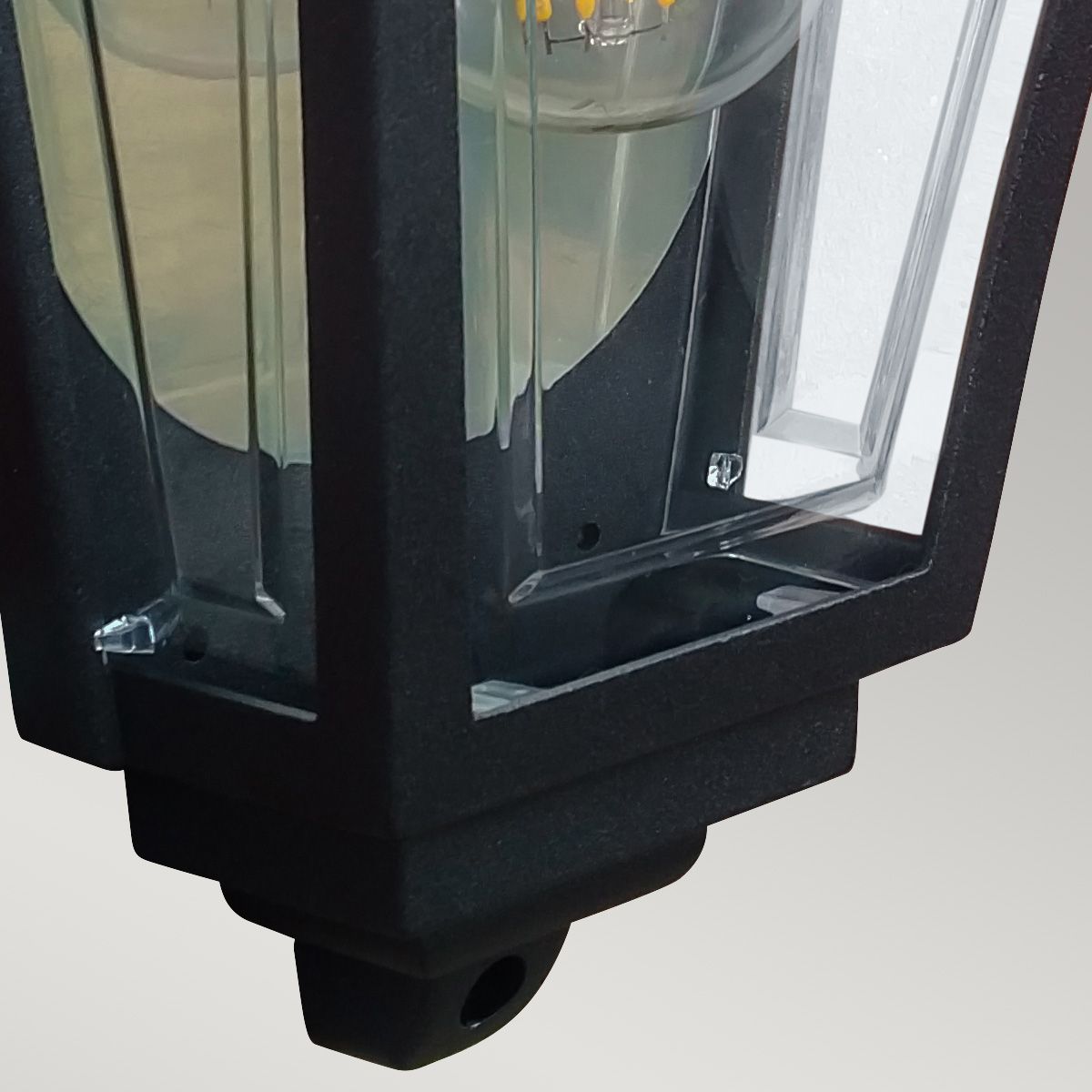 Deco Lane Halbwandlaterne, 1 l, Schwarz - Elsteadlighting - DECO - LANE7 - BLACK