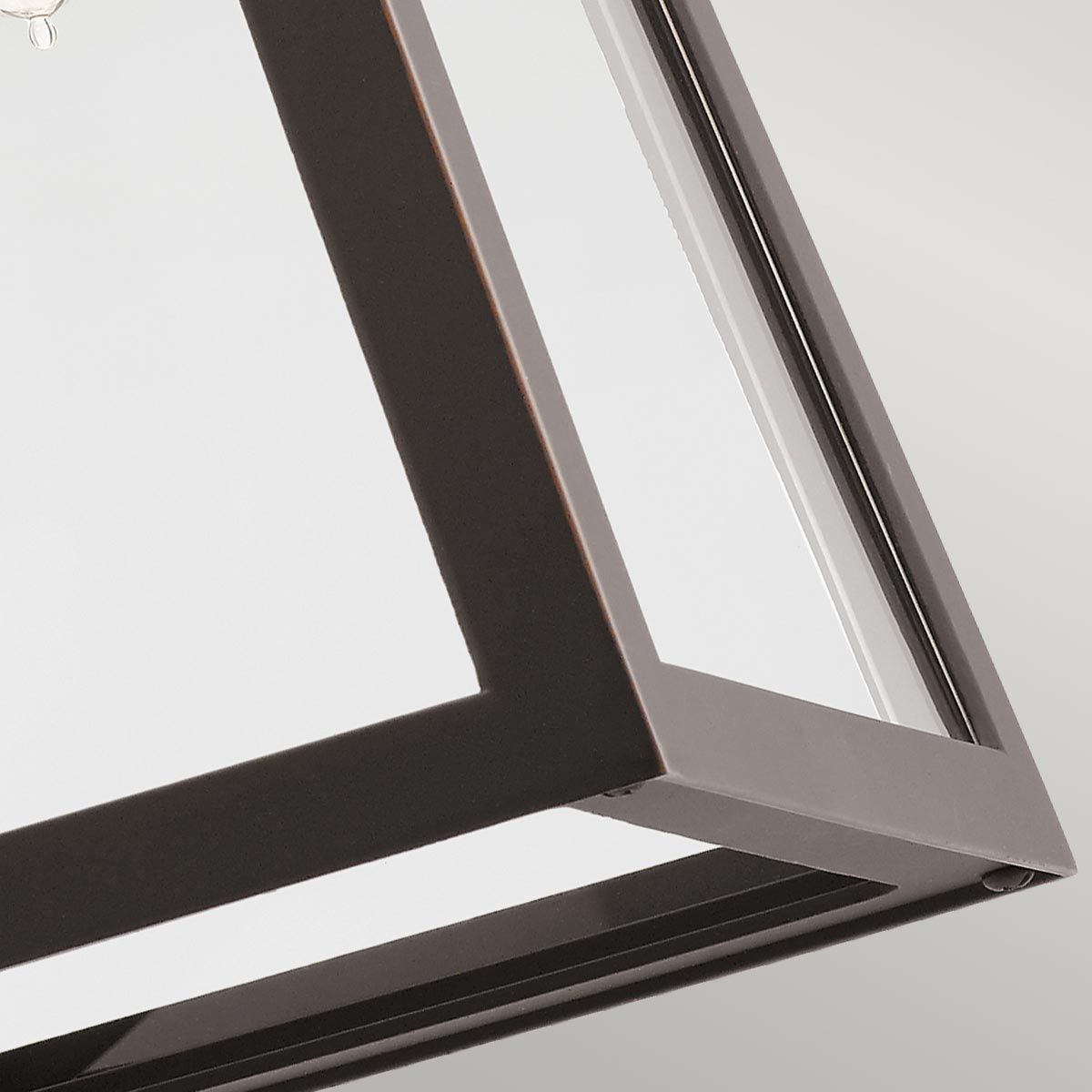 Delison 1 - flammige Wandlaterne - Mittelgroß - Geriebene Bronze - Elsteadlighting - KL - DELISON - M - RZ