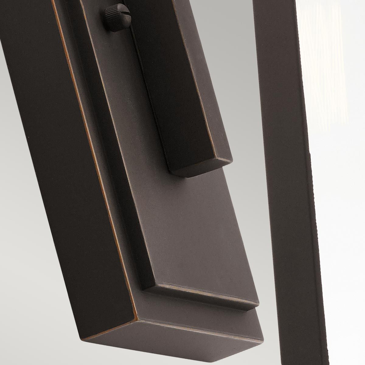 Delison 1 - flammige Wandlaterne - Mittelgroß - Geriebene Bronze - Elsteadlighting - KL - DELISON - M - RZ