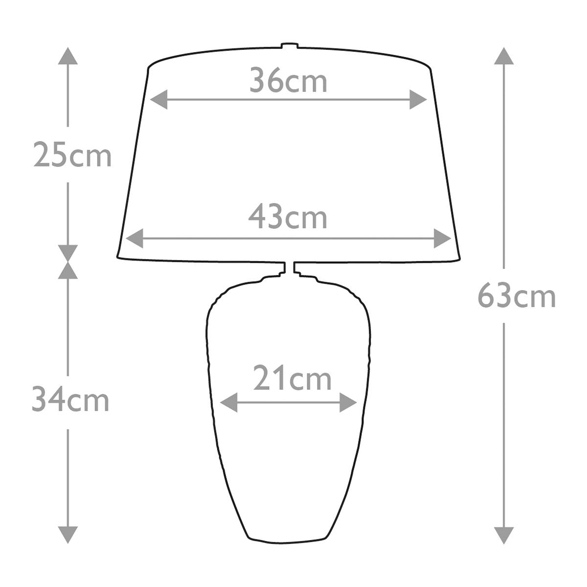 Demeter 1-flammige Tischlampe - Grüne und braune Glasur mit braunem Schirm - Elsteadlighting - leuchtengrosshandel24