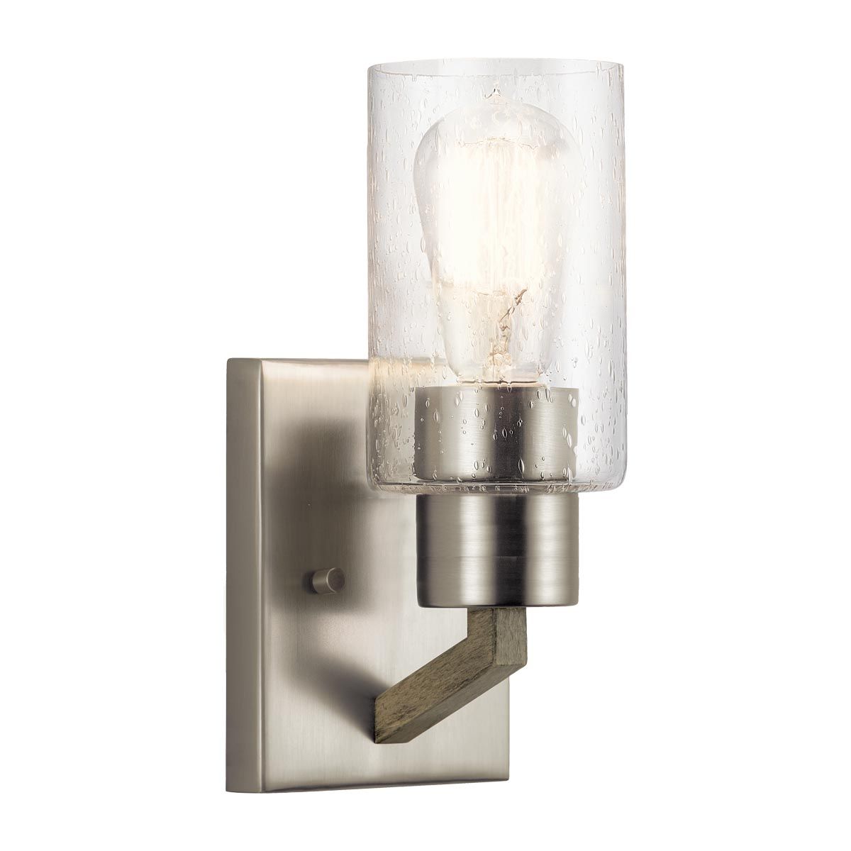 Deryn 1-flammige Wandleuchte - Antikgrau im Used-Look - Elsteadlighting - leuchtengrosshandel24