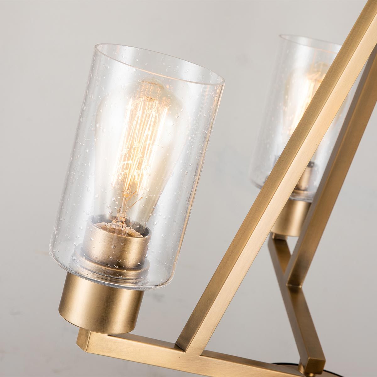 Deryn Kronleuchter mit 3 Lichtern, Naturmessing - Elsteadlighting - leuchtengrosshandel24