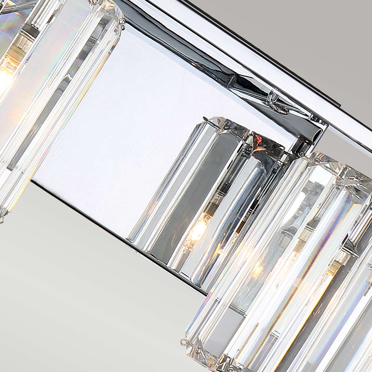 Divine 2-flammige Wandleuchte - Chrom poliert - Elsteadlighting - leuchtengrosshandel24