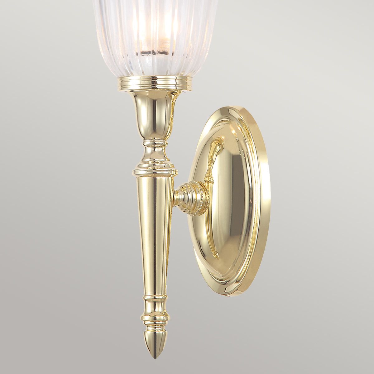 Dryden 1-flammige Wandleuchte - Poliertes Messing - Elsteadlighting - leuchtengrosshandel24