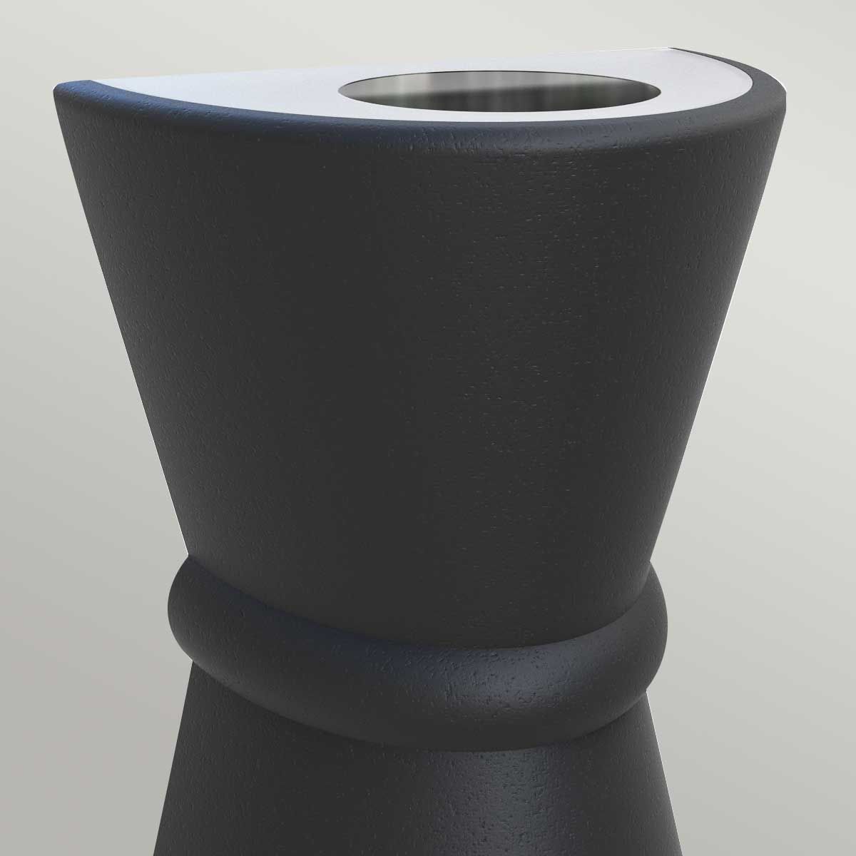 Dungarvan Laterne „Up and Down“, 2 l, Schwarz - Elsteadlighting - DUNGARVAN - BLK