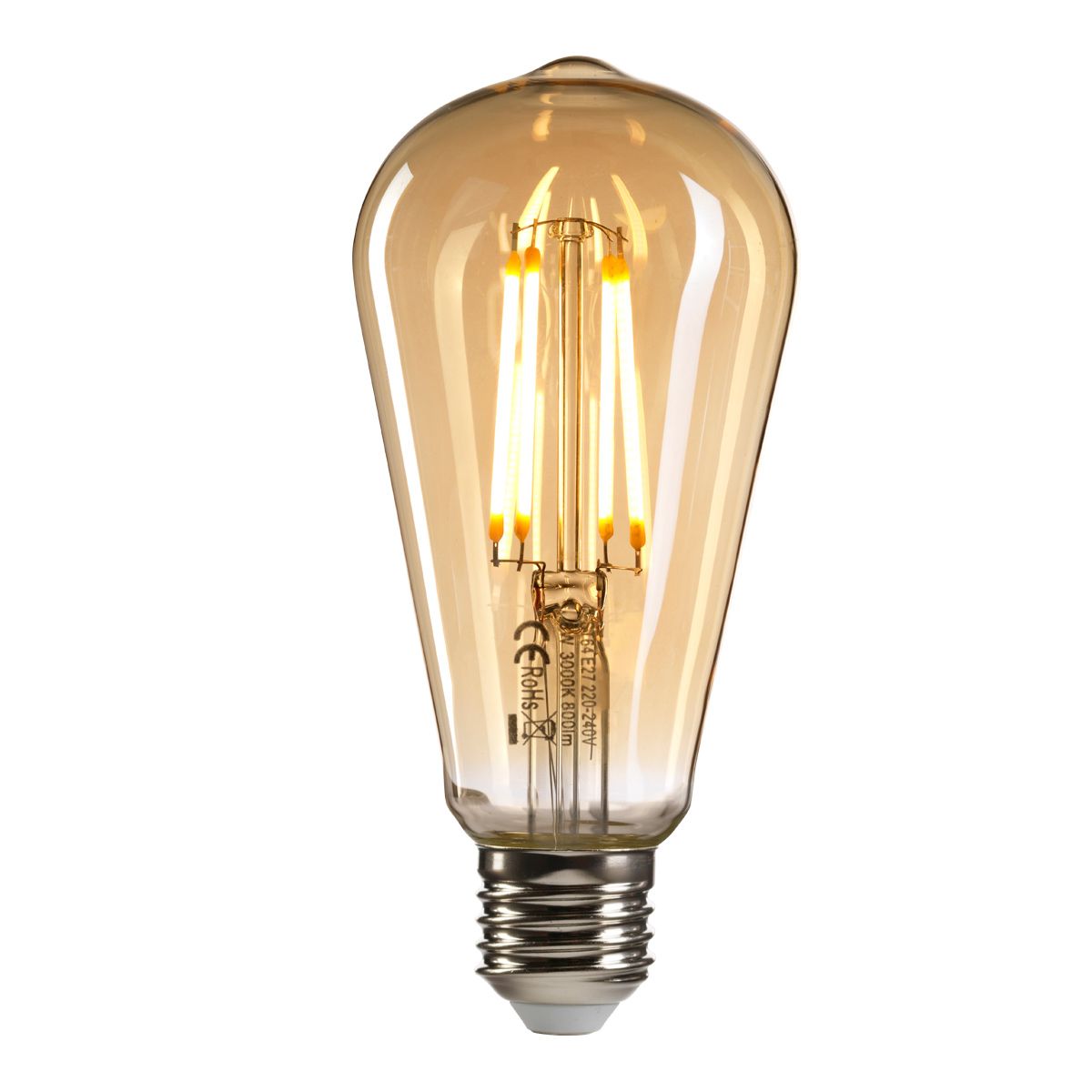 Edison LED E27 Lampe - Bernsteinglas - Elsteadlighting - leuchtengrosshandel24