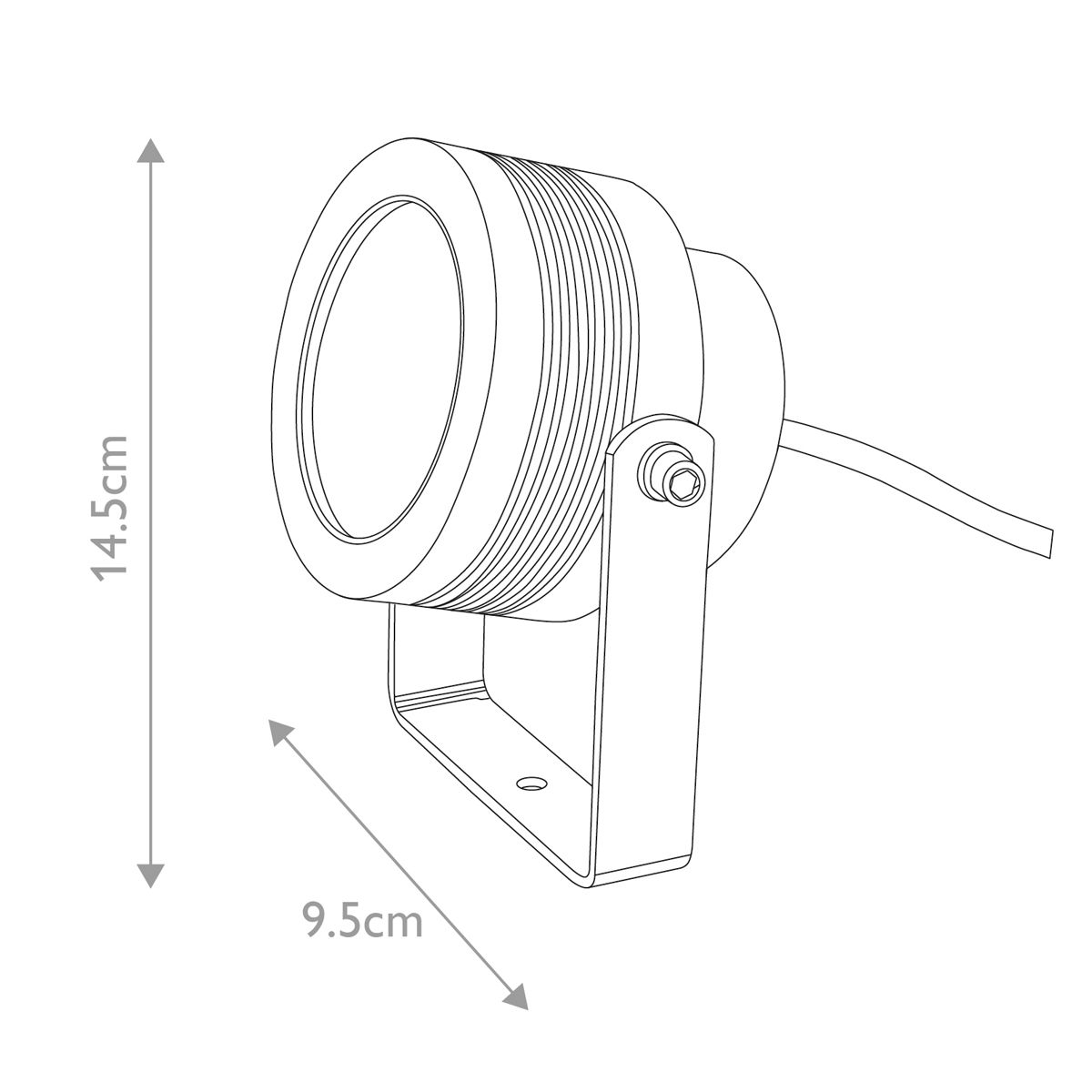 Elite Große Strahlerarmatur - Eloxiertes Aluminium - Elsteadlighting - GZ - ELITE5 - L
