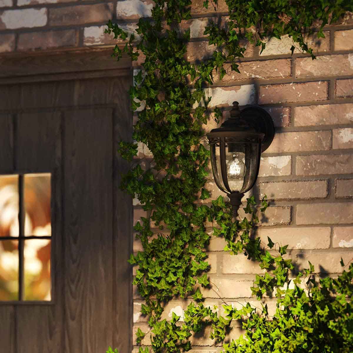 English Bridle 1 - flammige kleine Wandlaterne - Schwarz - Elsteadlighting - FE - EB2 - S - BLK