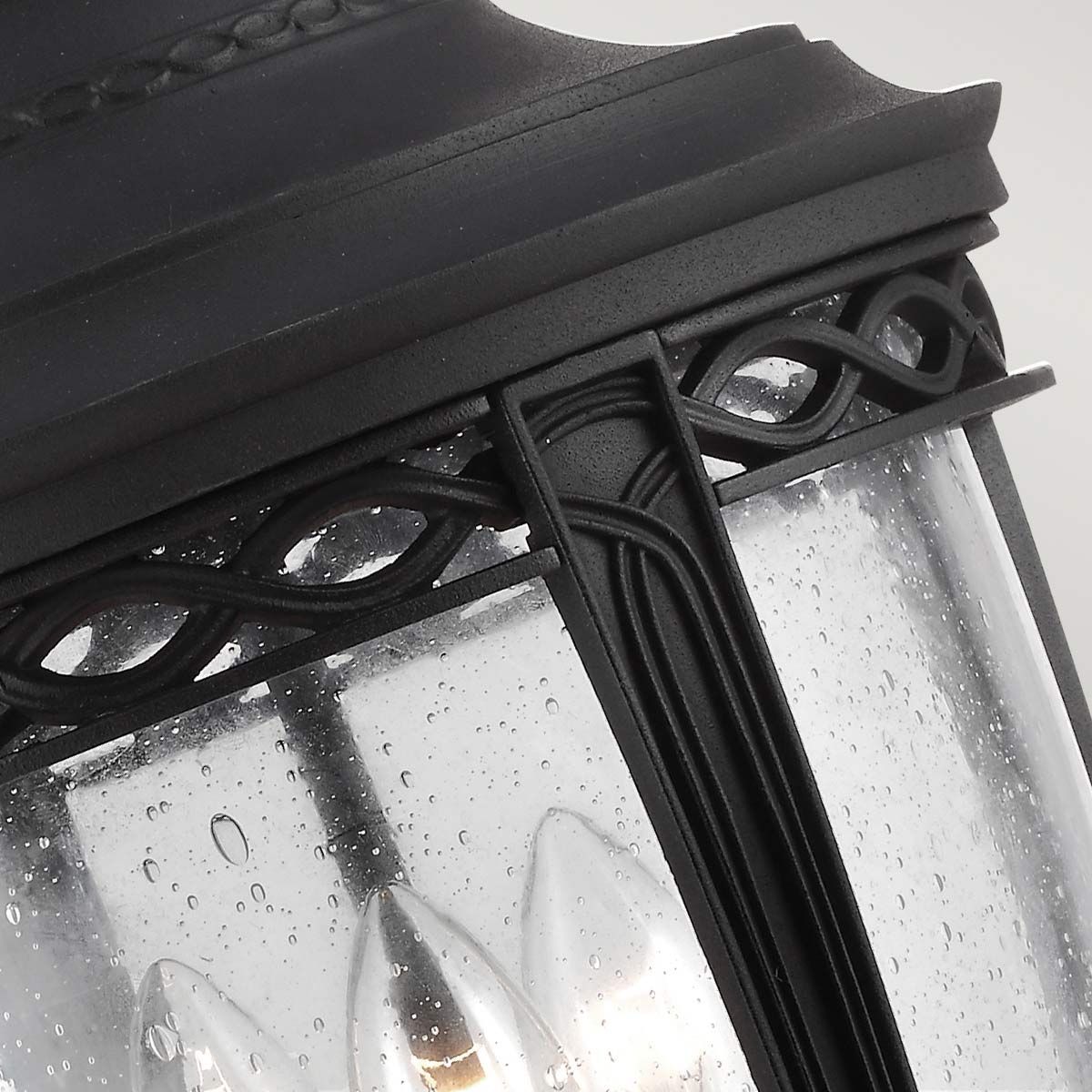 English Bridle 3 - flammige große Kettenlaterne - Schwarz - Elsteadlighting - FE - EB8 - L - BLK