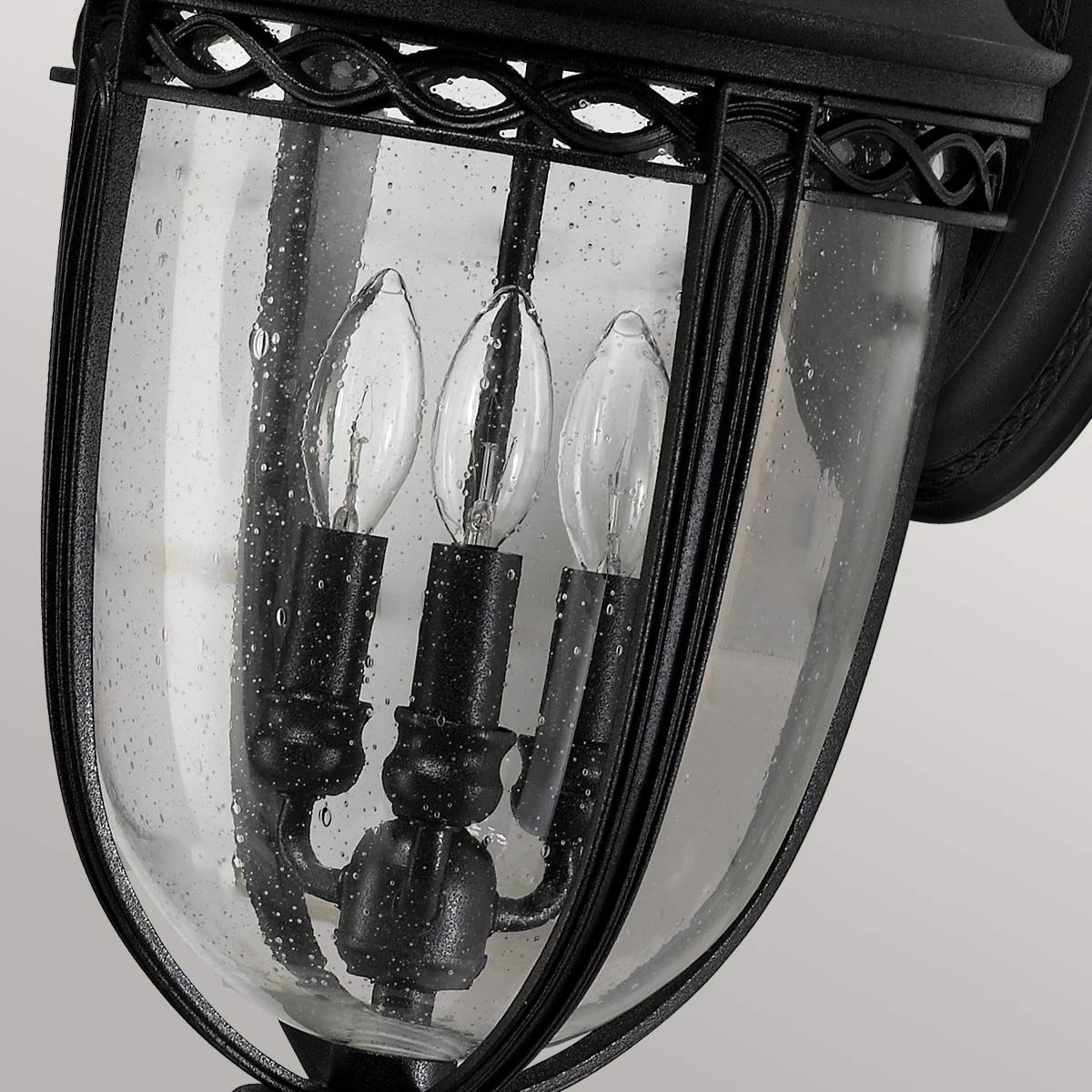 English Bridle 3 - flammige große Wandlaterne - Schwarz - Elsteadlighting - FE - EB2 - L - BLK
