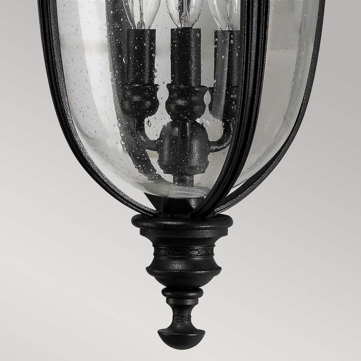 English Bridle 3 - flammige große Wandlaterne - Schwarz - Elsteadlighting - FE - EB2 - L - BLK