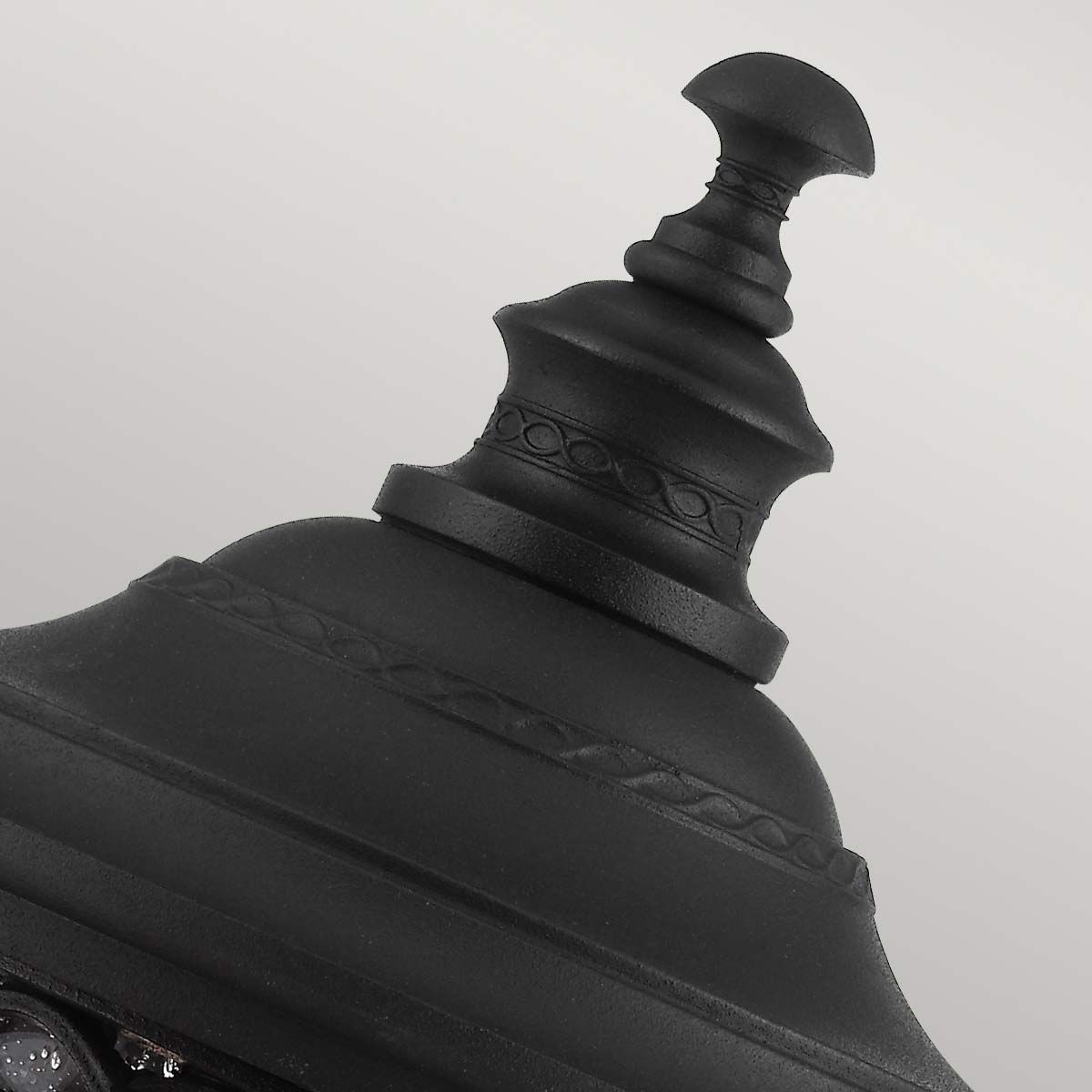 English Bridle 3 Light Medium Pedestal - Schwarz - Elsteadlighting - FE - EB3 - M - BLK