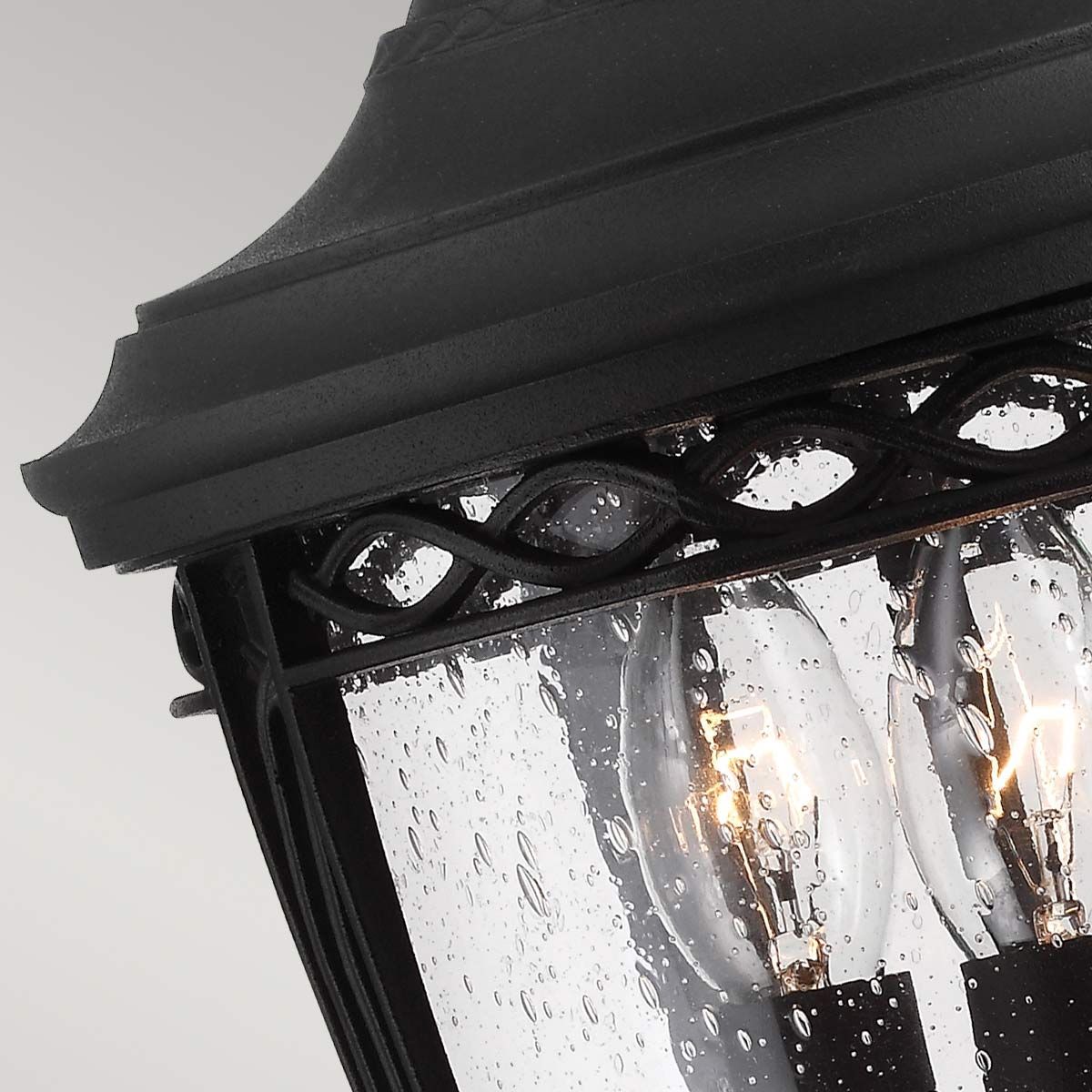 English Bridle 3 Light Medium Pedestal - Schwarz - Elsteadlighting - FE - EB3 - M - BLK