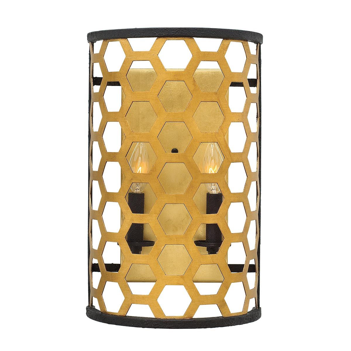 Felix 2-flammige Wandleuchte - Sonnenuntergangsgold - Elsteadlighting - leuchtengrosshandel24