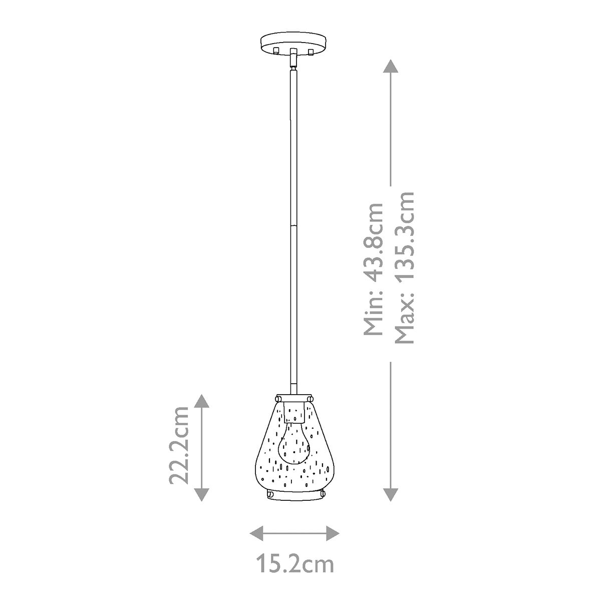 Finley 1-flammige Mini-Pendelleuchte - Gebürstete Bronze - Elsteadlighting - leuchtengrosshandel24