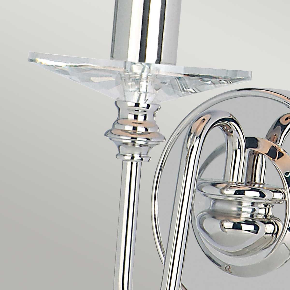 Finsbury Park 1-flammige Wandleuchte, poliertes Nickel - Elsteadlighting - leuchtengrosshandel24