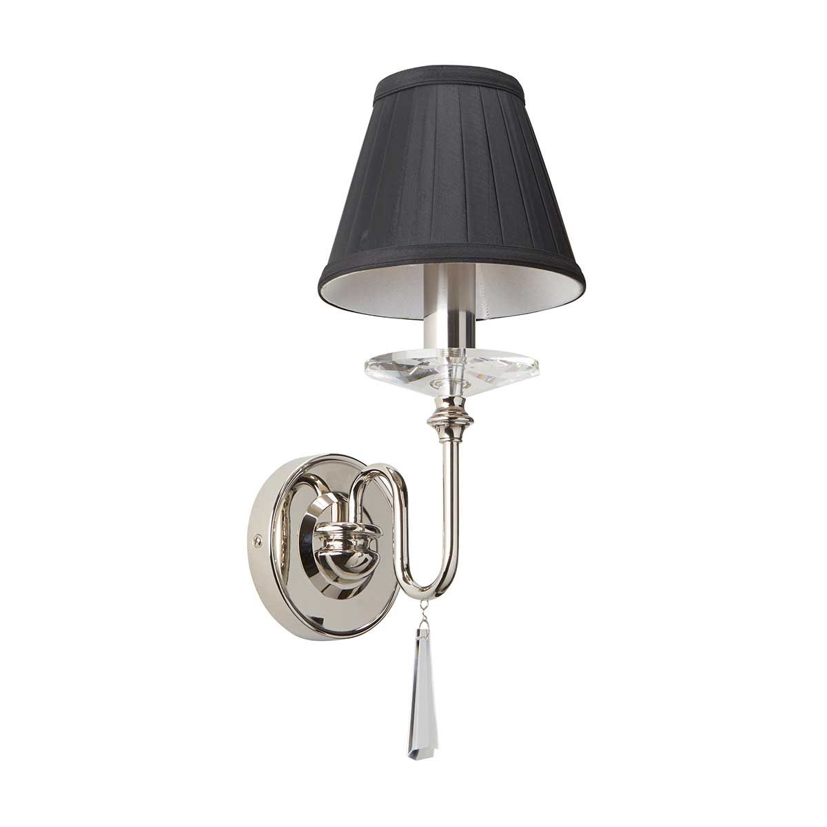 Finsbury Park 1-flammige Wandleuchte, poliertes Nickel - Elsteadlighting - leuchtengrosshandel24