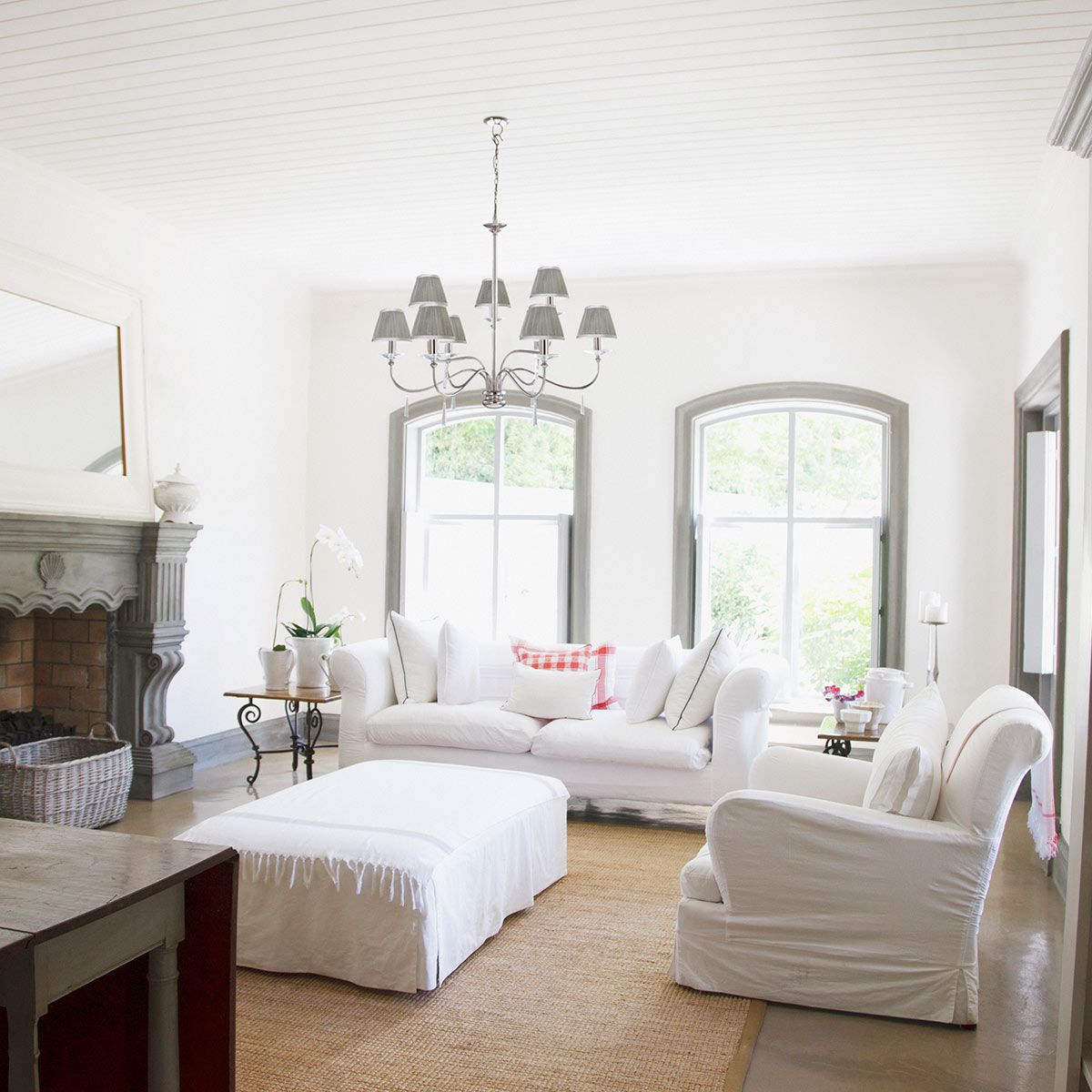 Finsbury Park Kronleuchter mit 9 Lichtern, poliertes Nickel - Elsteadlighting - leuchtengrosshandel24