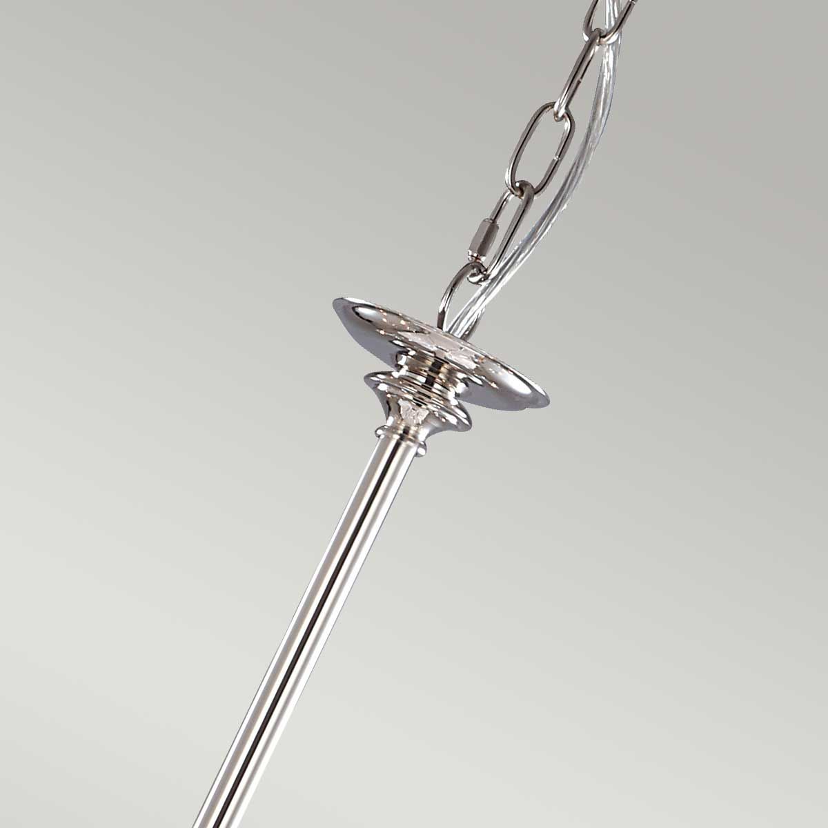 Finsbury Park Kronleuchter mit 9 Lichtern, poliertes Nickel - Elsteadlighting - leuchtengrosshandel24