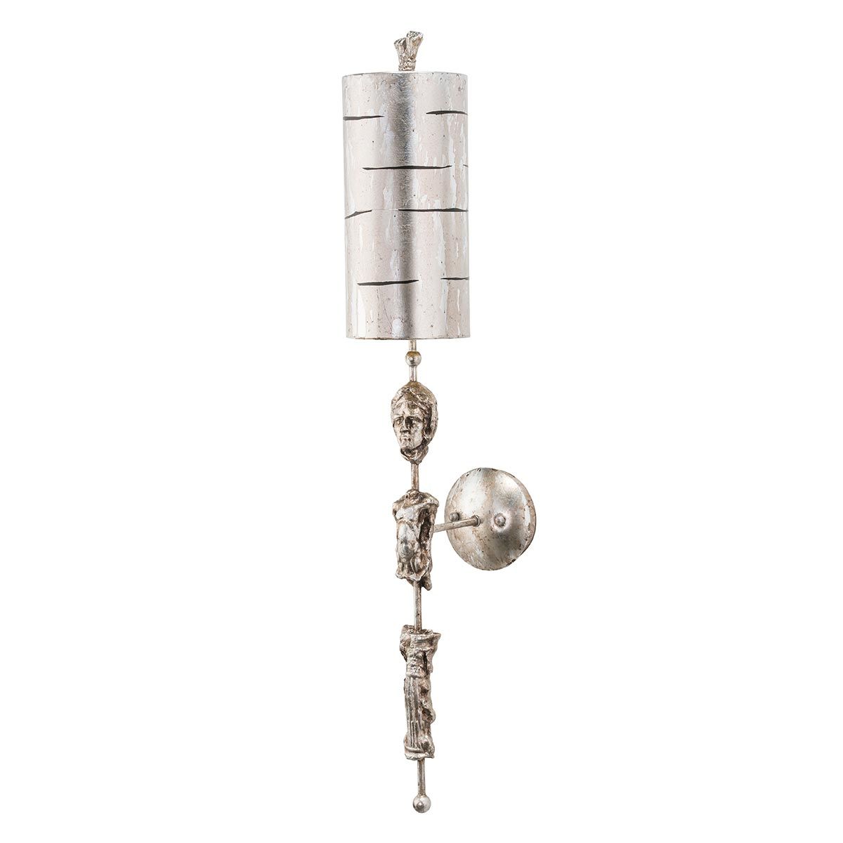 Fragment 1-flammige Wandleuchte - Blattsilber - Elsteadlighting - leuchtengrosshandel24
