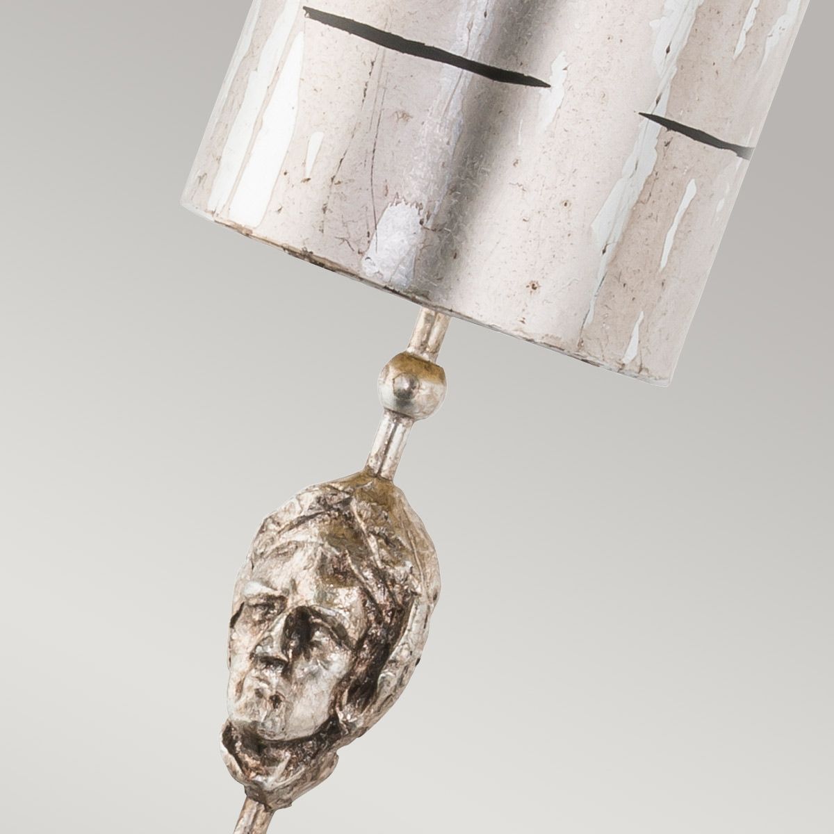 Fragment 1-flammige Wandleuchte - Blattsilber - Elsteadlighting - leuchtengrosshandel24