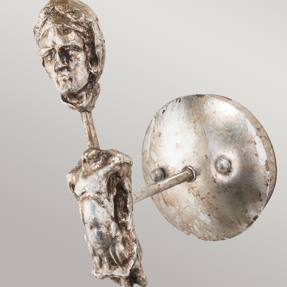 Fragment 1-flammige Wandleuchte - Blattsilber - Elsteadlighting - leuchtengrosshandel24