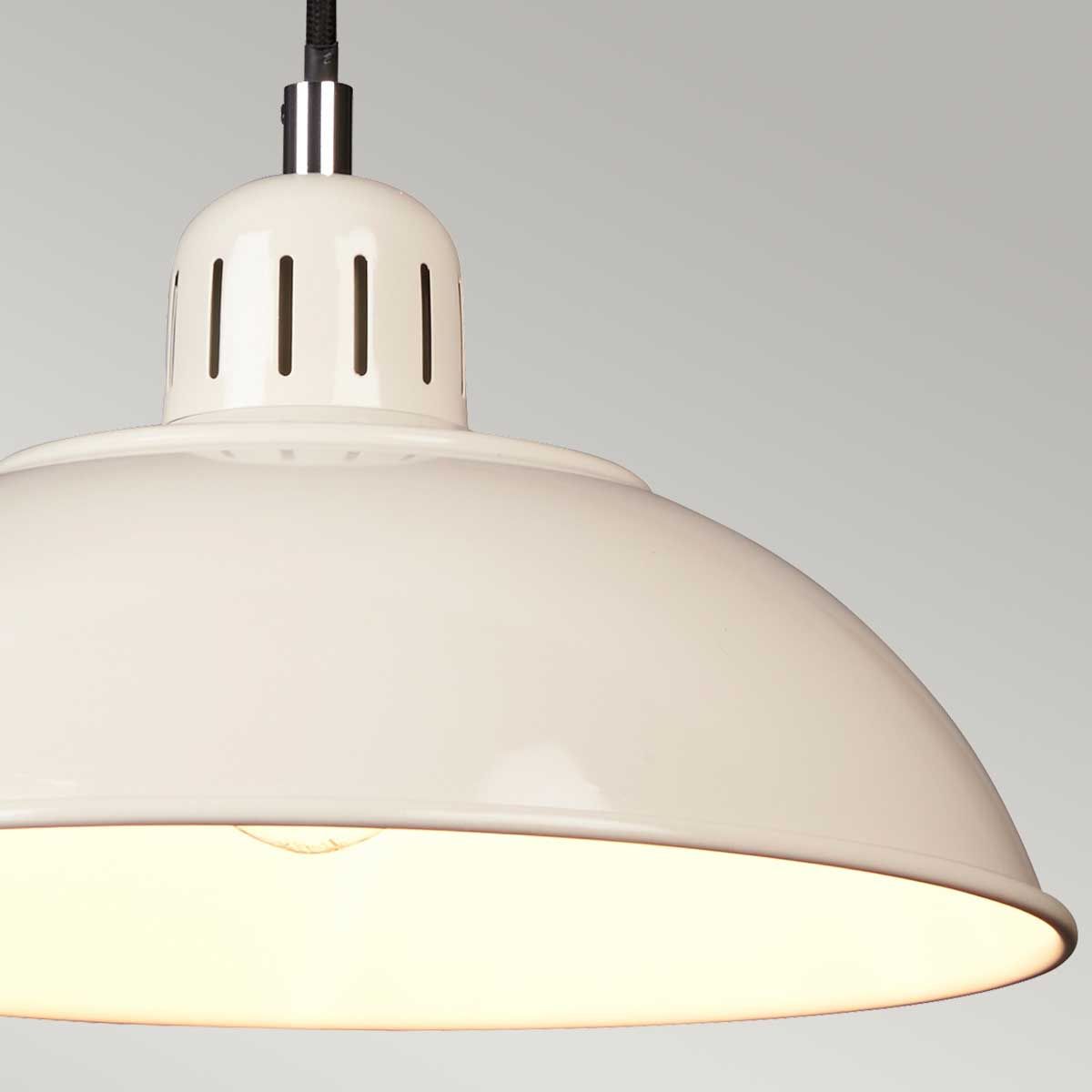 Franklin 1-flammige Pendelleuchte - Creme - Elsteadlighting - leuchtengrosshandel24