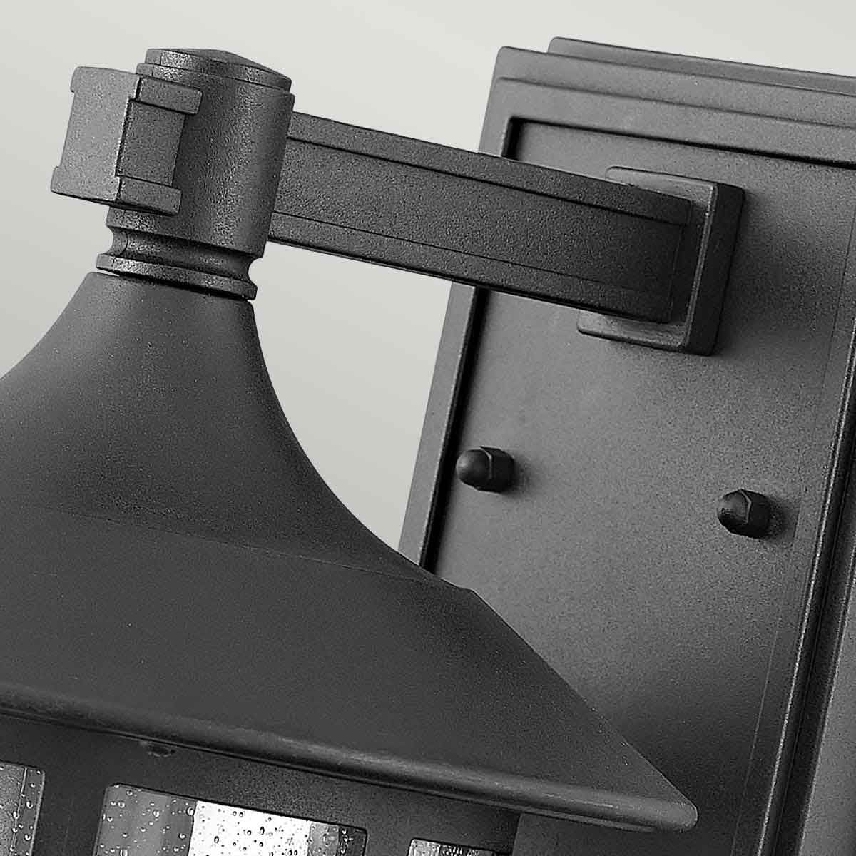 Freeport 1 - flammige mittelgroße Wandlaterne - Strukturiertes Schwarz - Elsteadlighting - HK - FREEPORT2 - M - TBK