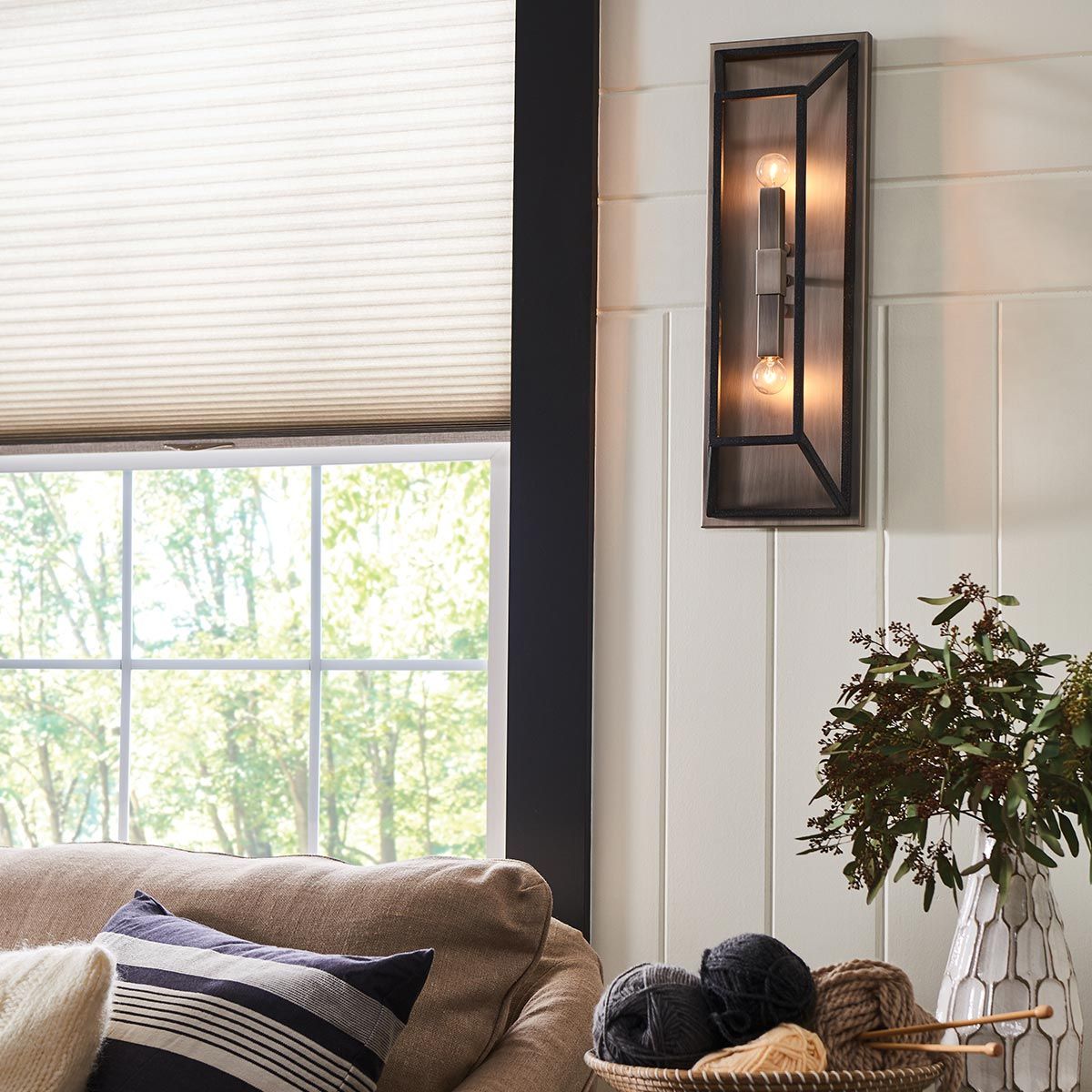 Fulton 2-flammige Wandleuchte - Bronze und Messing - Elsteadlighting - leuchtengrosshandel24