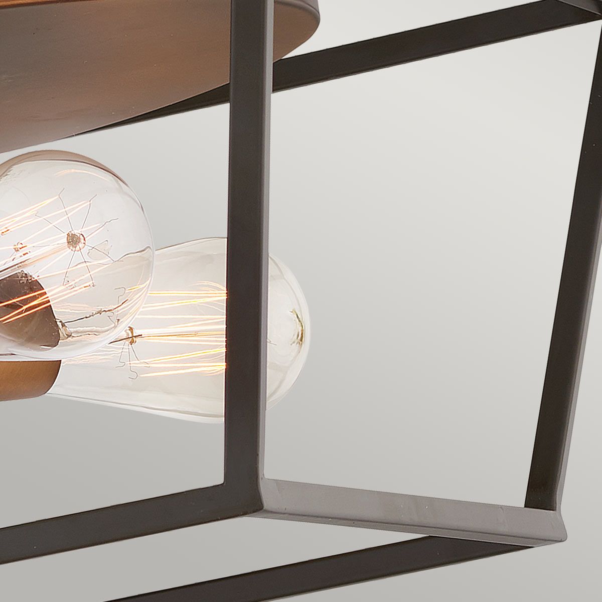 Fulton 4-flammige Deckenleuchte - Bronze und Messing - Elsteadlighting - leuchtengrosshandel24