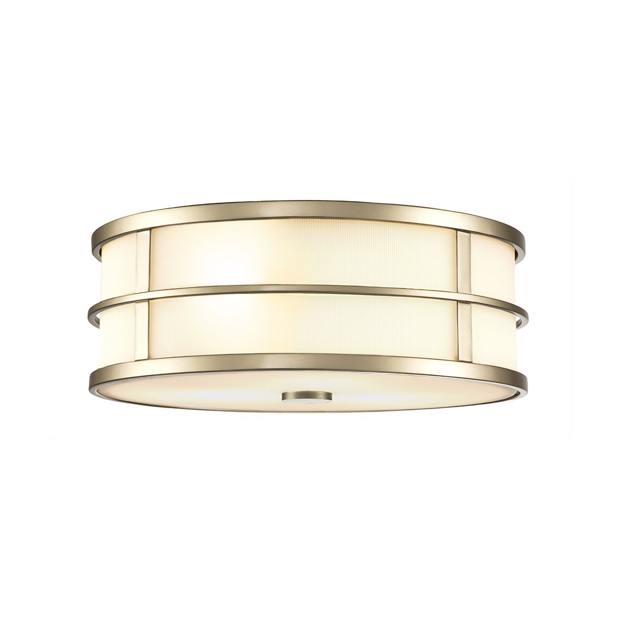 Fusion 3-flammige Deckenleuchte - Messing natur lackiert - Elsteadlighting - leuchtengrosshandel24