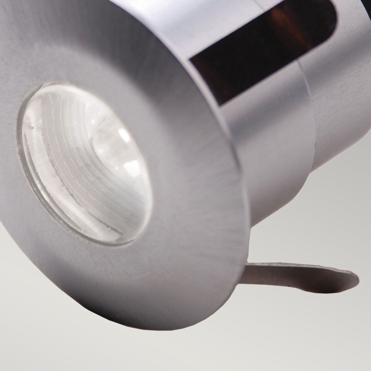 Fusion Plain Push In, Boden - /Deckleuchte - gebürstetes/bearbeitetes Aluminium - Elsteadlighting - GZ - FUSION11