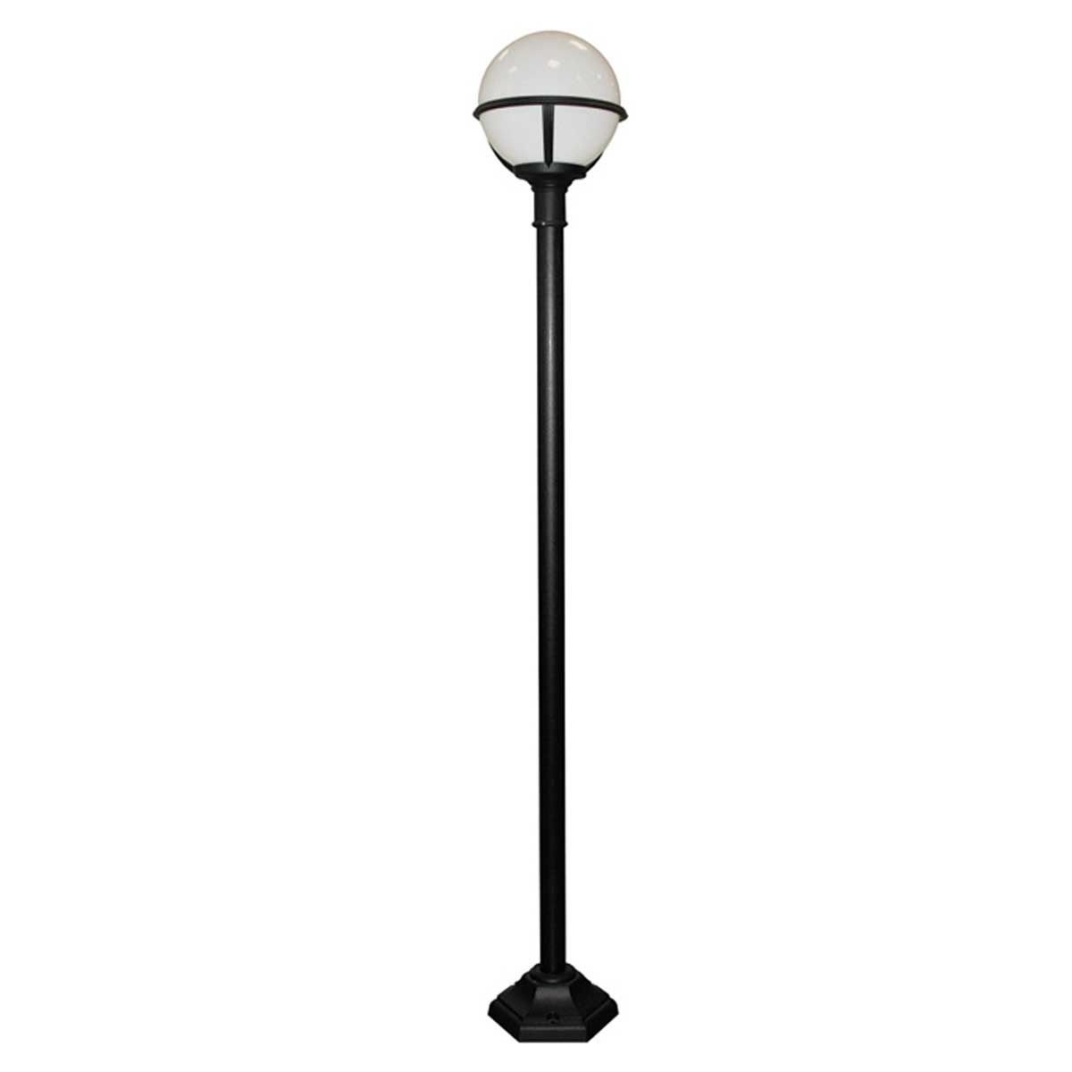 Glenbeigh Laternenpfahl mit 1 Licht, Schwarz - Elsteadlighting - GLENBEIGH - POST