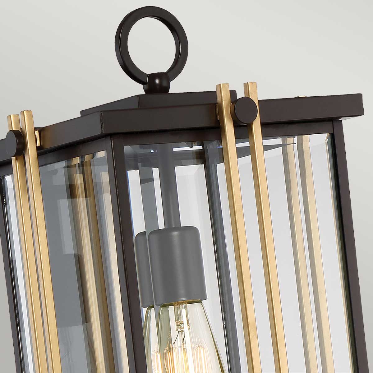 Goldenrod 1 - flammige große Wandlaterne - Western Bronze - Elsteadlighting - QZ - GOLDENROD2 - L