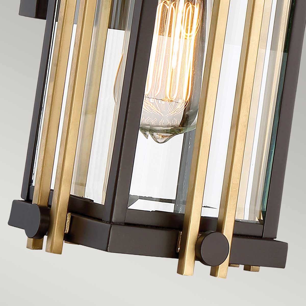 Goldenrod 1 - flammige kleine Wandlaterne - Western Bronze - Elsteadlighting - QZ - GOLDENROD2 - S