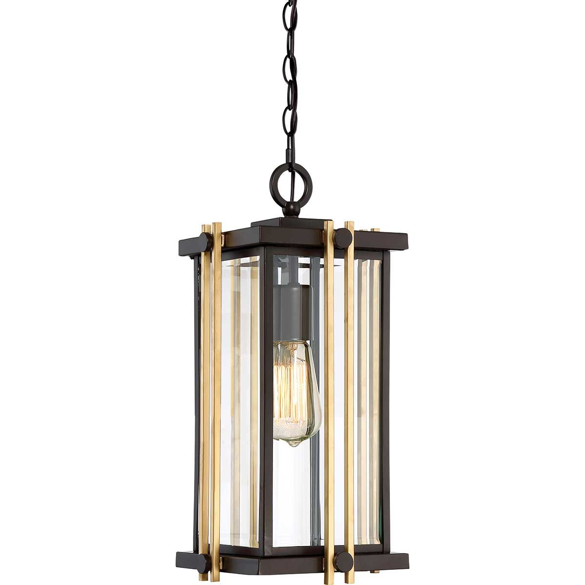 Goldenrod 1 - flammige mittelgroße Kettenlaterne - Western Bronze - Elsteadlighting - QZ - GOLDENROD8 - M