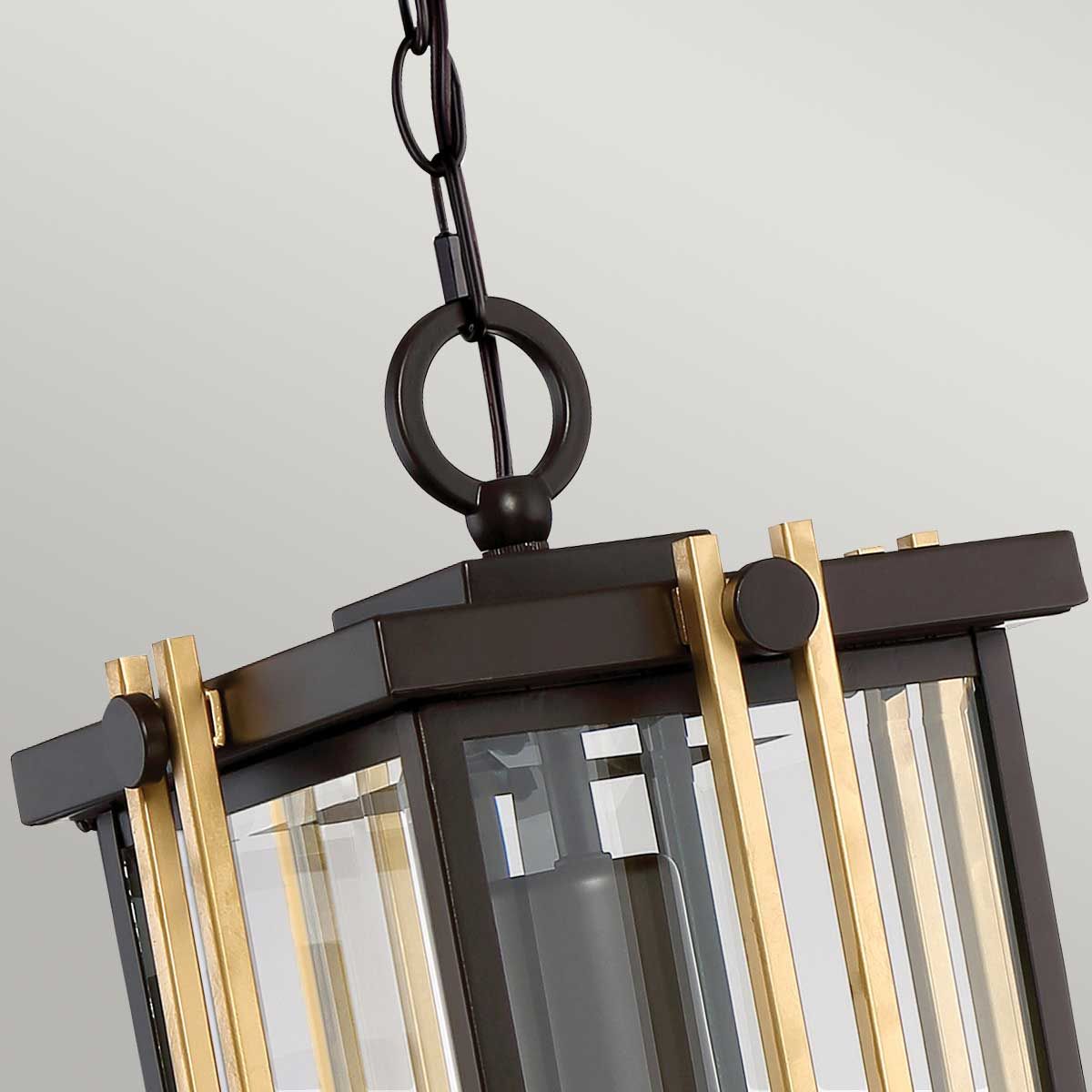Goldenrod 1 - flammige mittelgroße Kettenlaterne - Western Bronze - Elsteadlighting - QZ - GOLDENROD8 - M