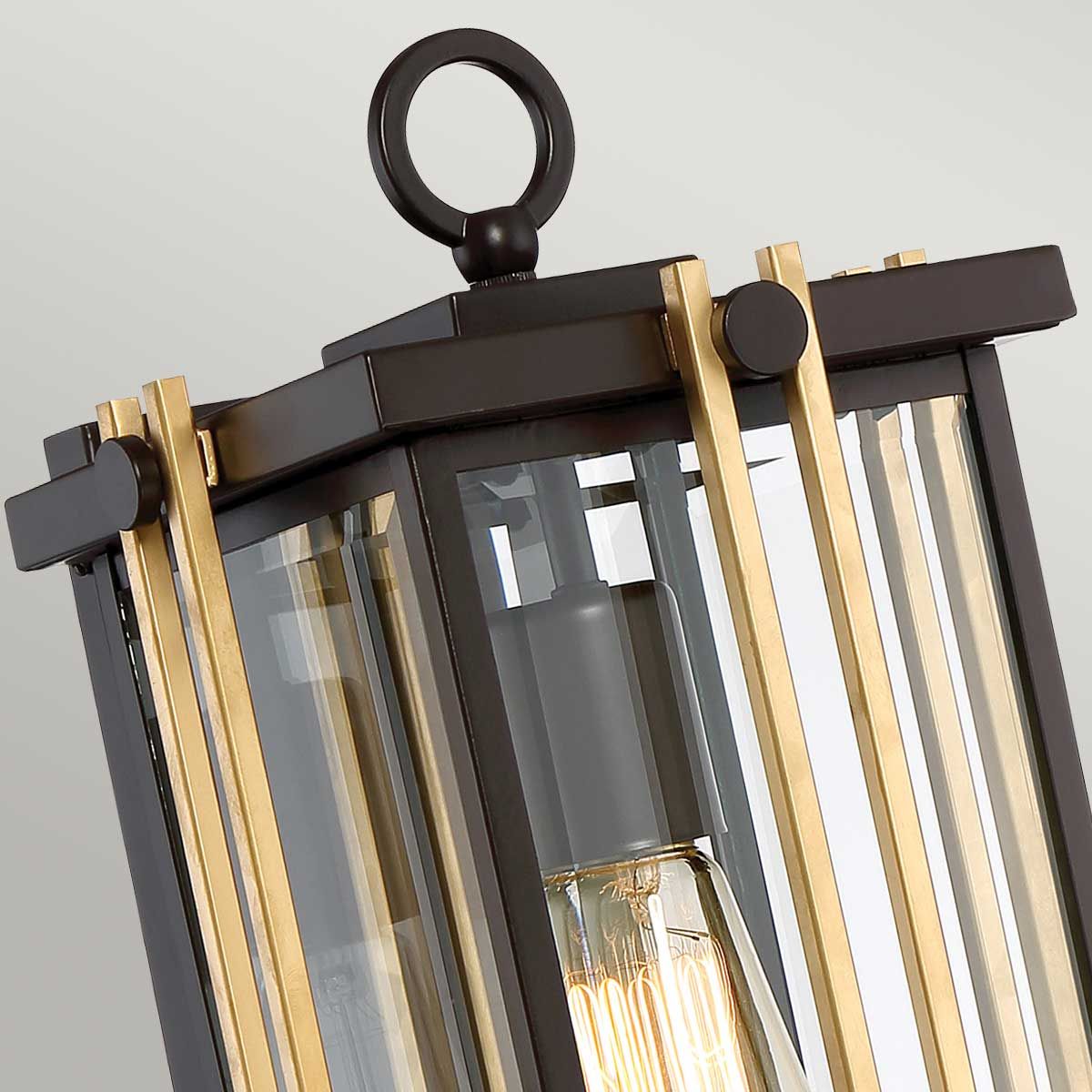 Goldenrod 1 - flammige mittelgroße Wandlaterne - Western Bronze - Elsteadlighting - QZ - GOLDENROD2 - M