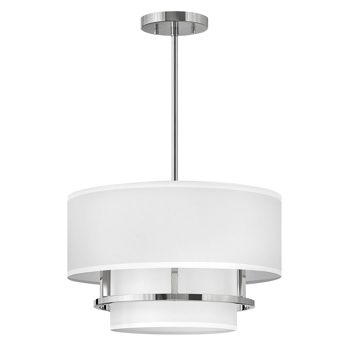 Graham 3-flammige Duo-Halterung - Poliertes Nickel - Elsteadlighting - leuchtengrosshandel24
