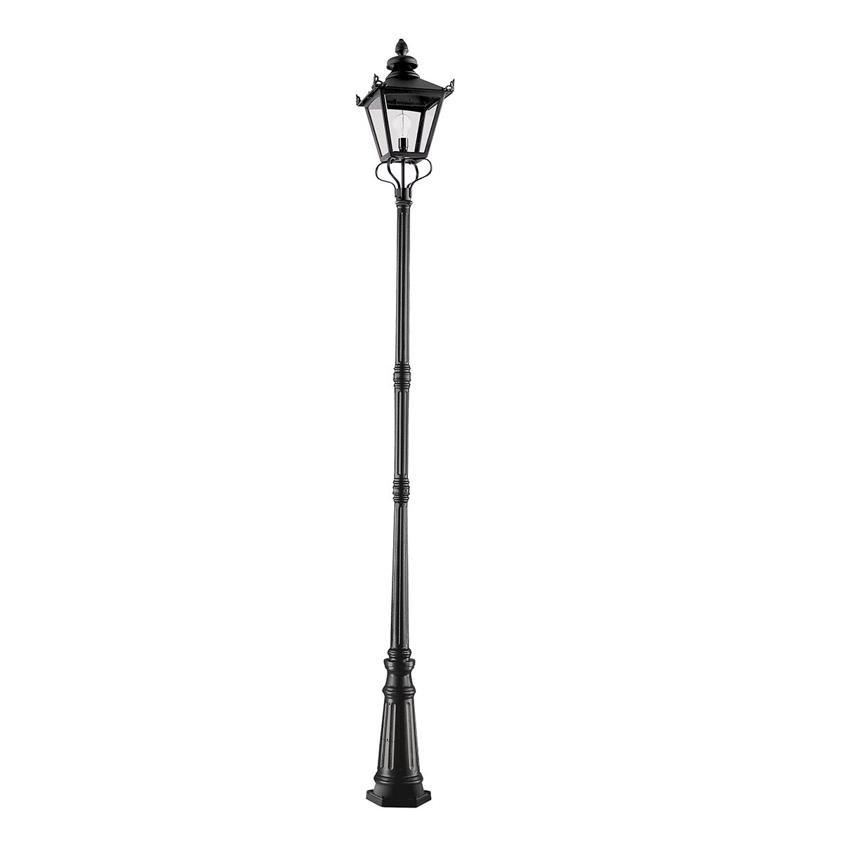 Grampian Laternenpfahl mit 1 Licht, Schwarz - Elsteadlighting - GP1 - BLACK